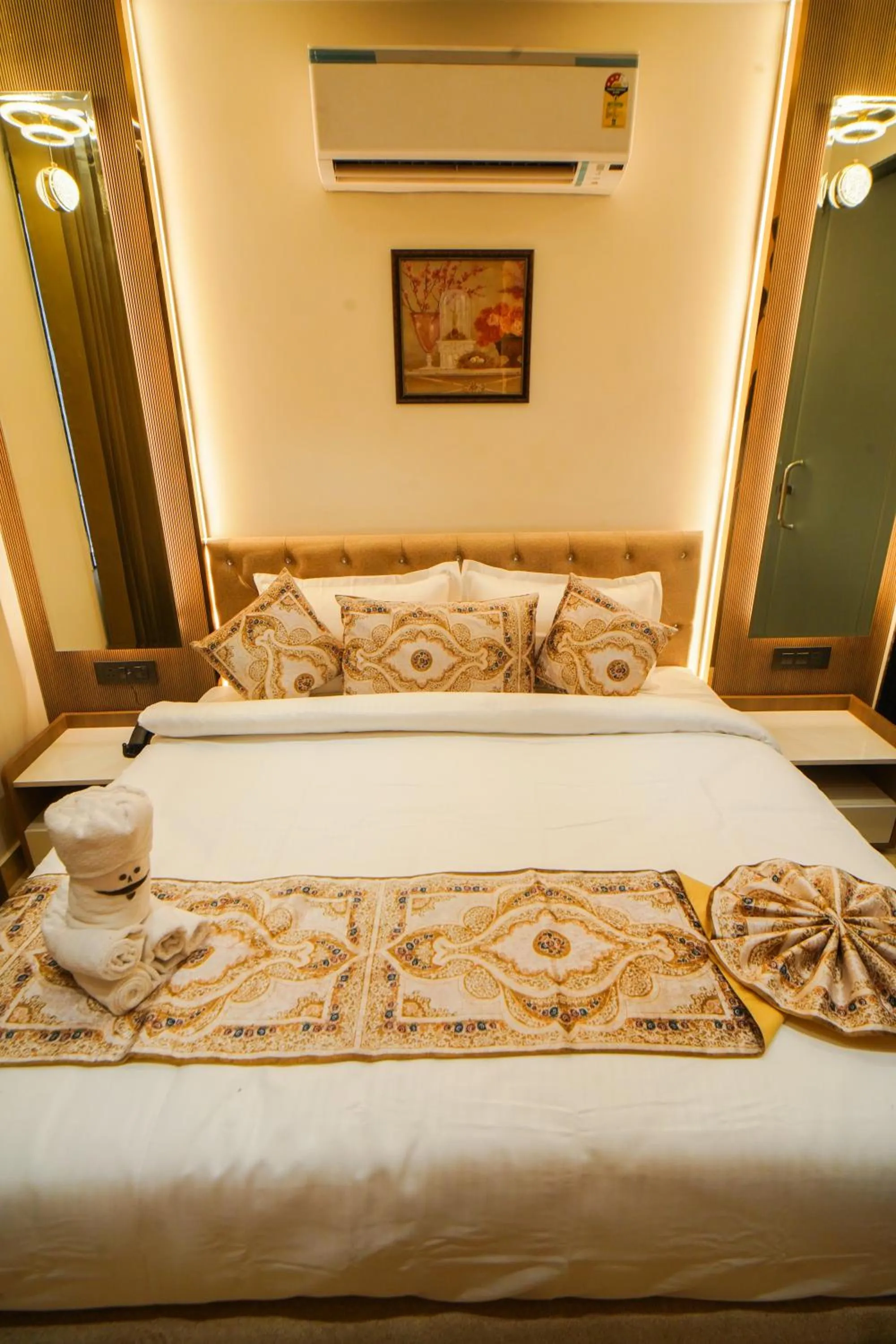 Bed in Hotel Ammison Inn & Suites