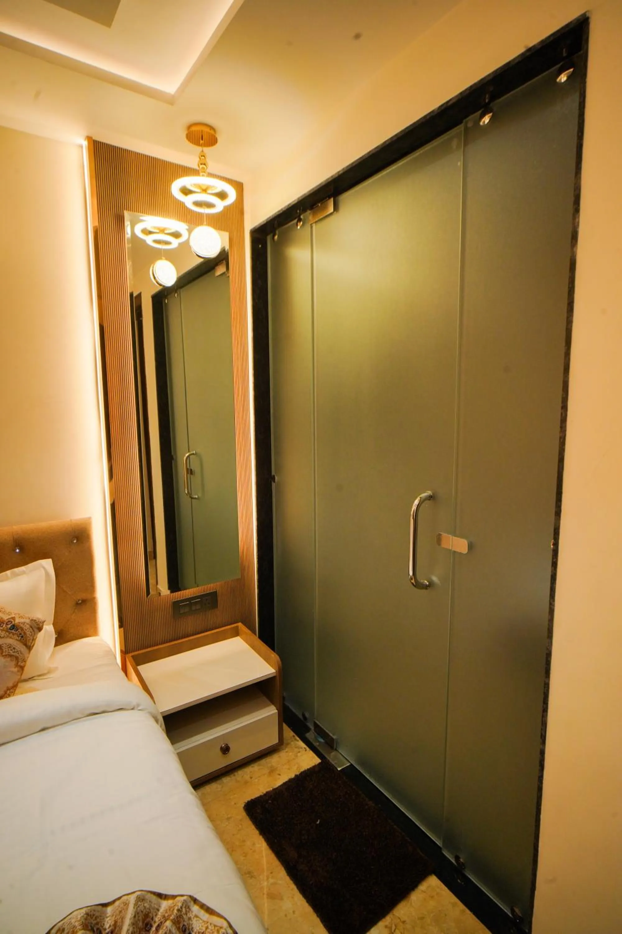 Bed in Hotel Ammison Inn & Suites