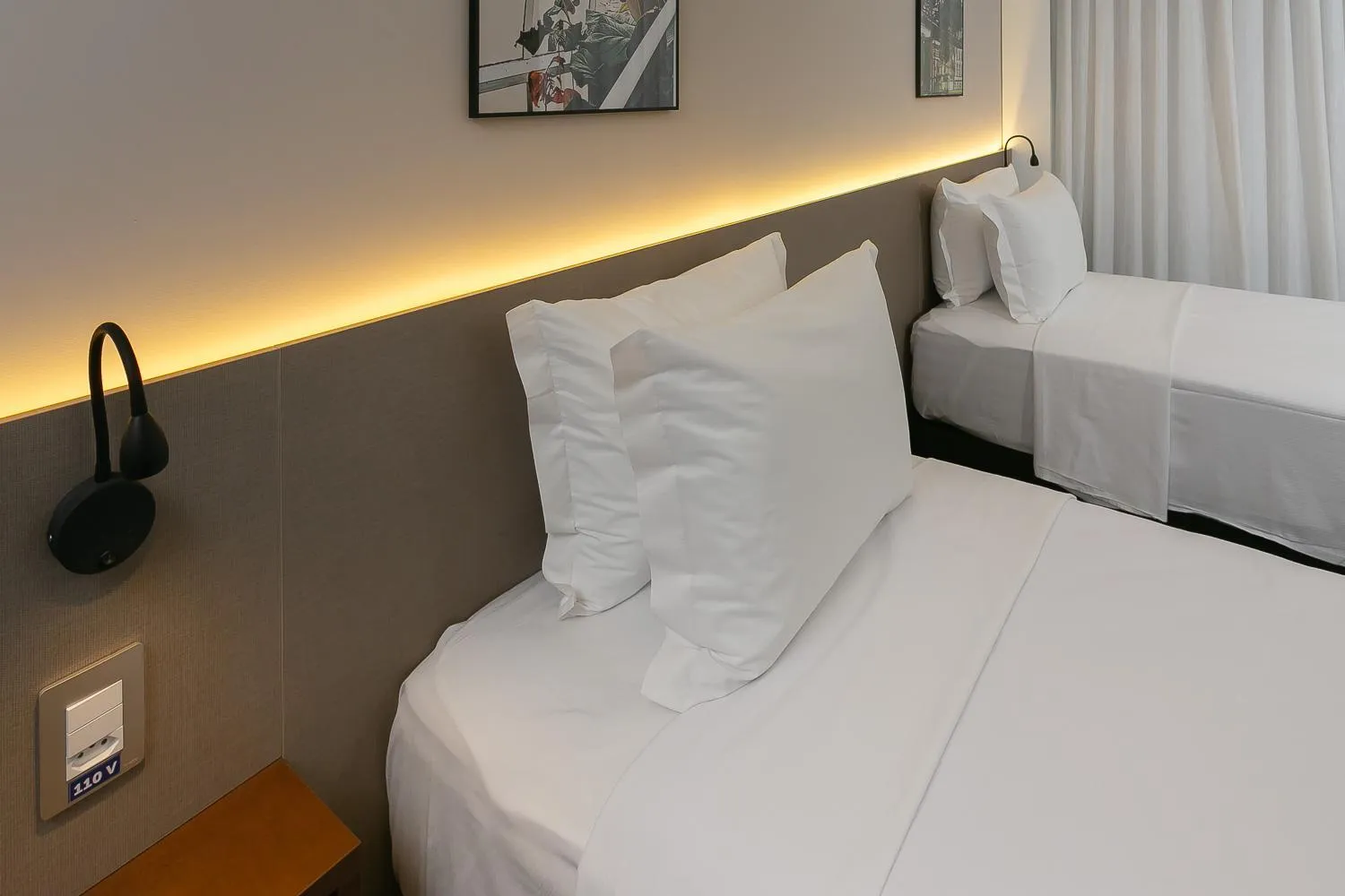 Bed in Hotel Roochelle Convention By Nobile