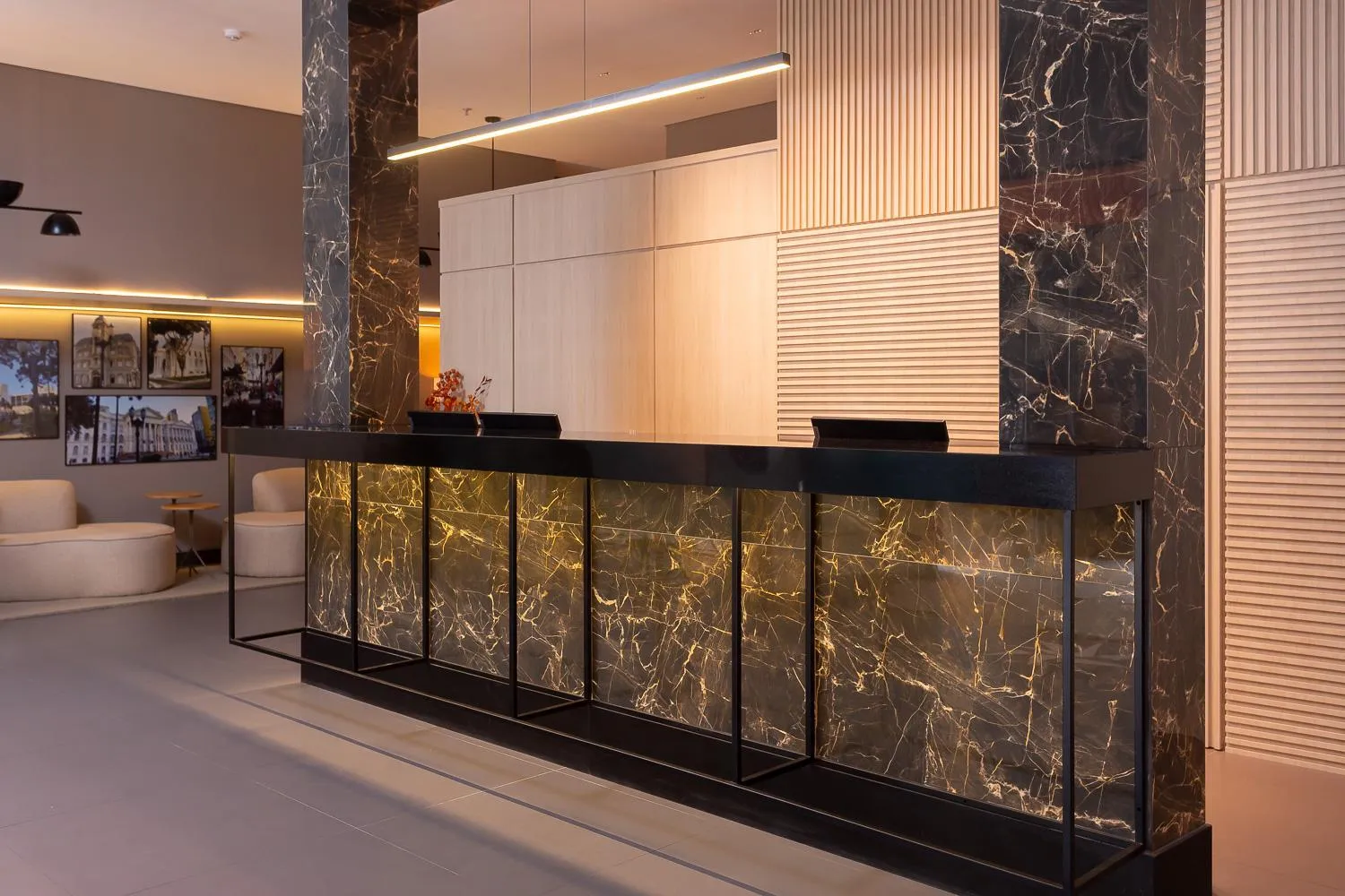 Lobby or reception in Hotel Roochelle Convention By Nobile