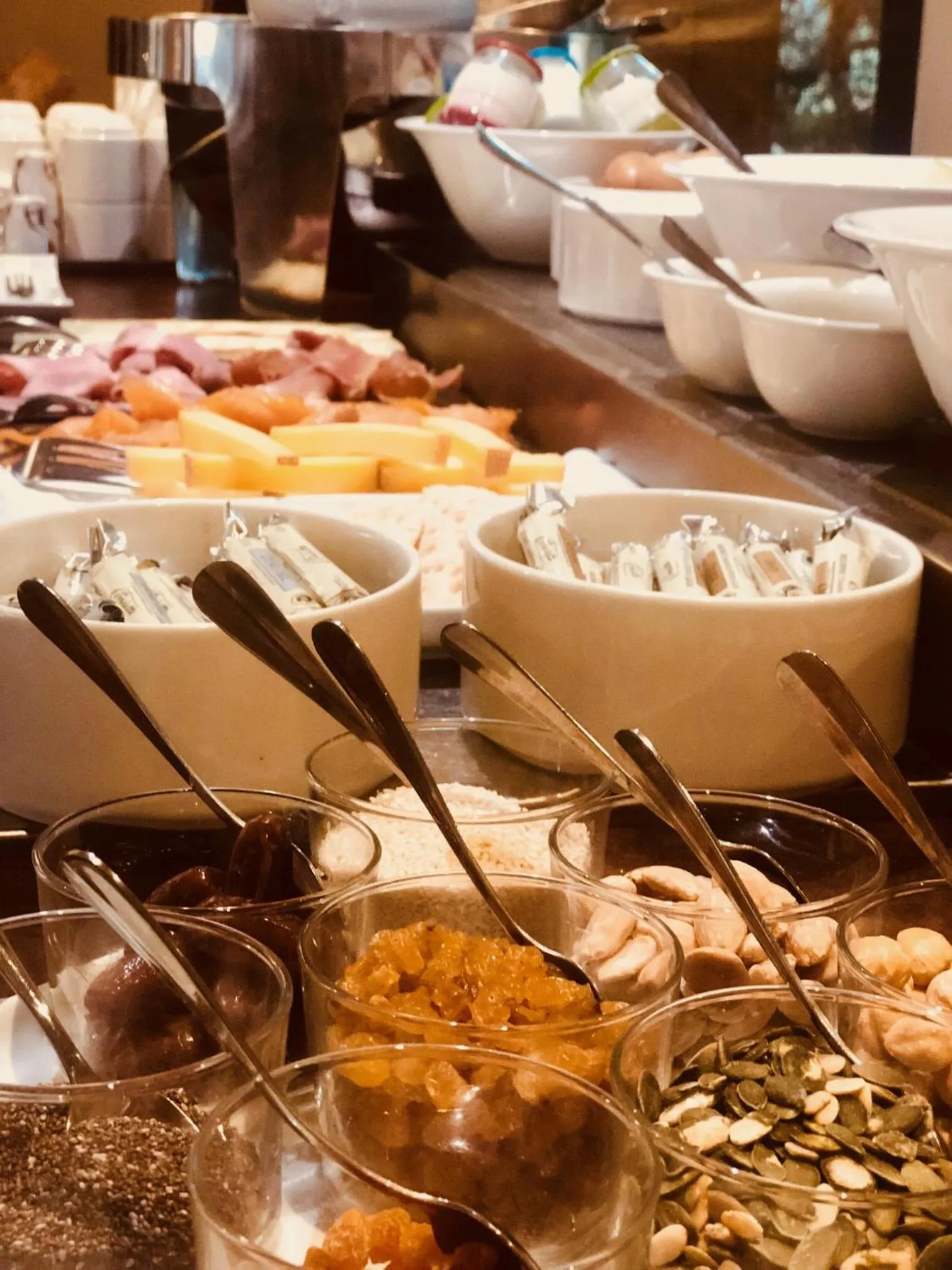 Continental breakfast in Domaine du Ferret Restaurant & Spa