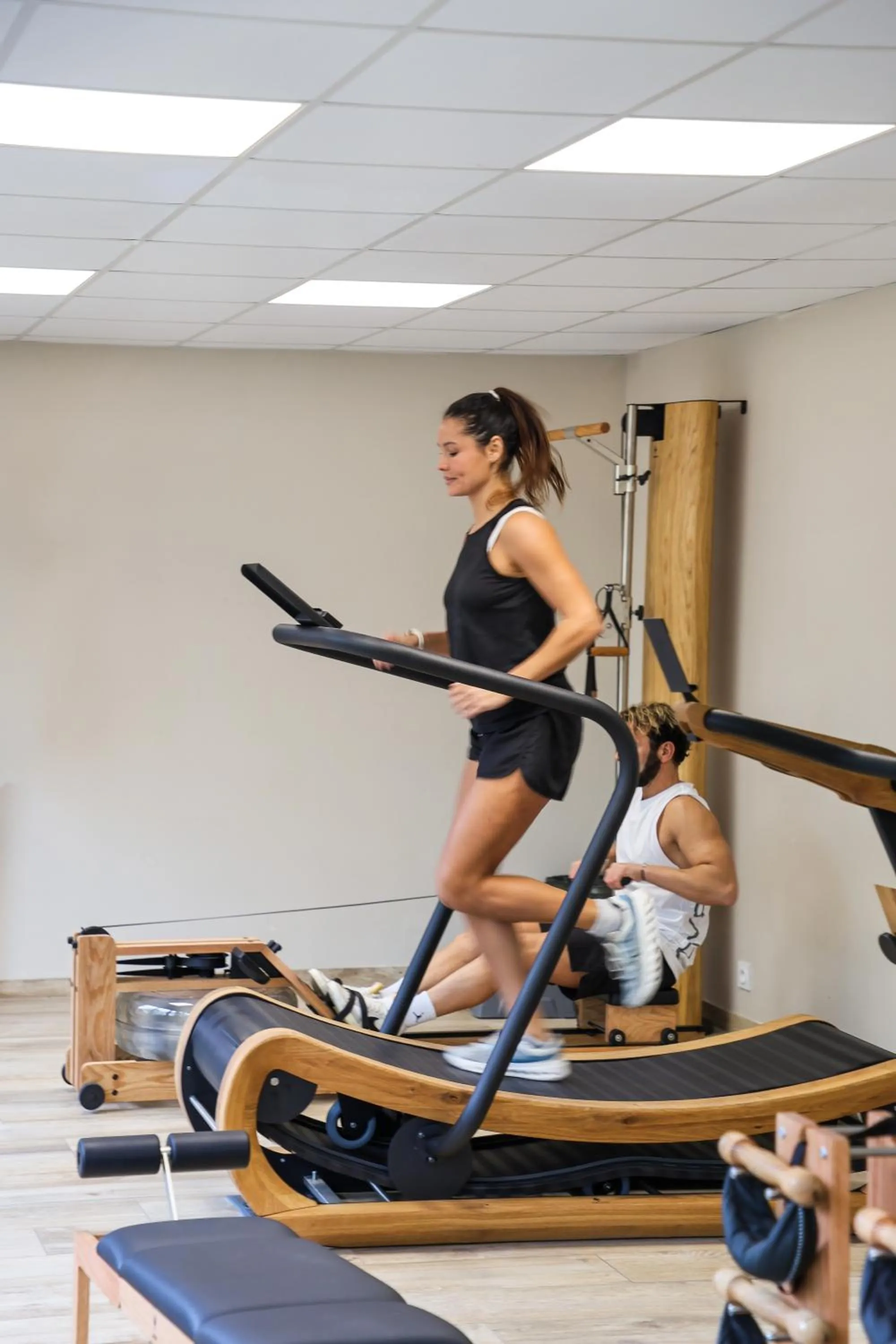 Fitness centre/facilities in Domaine du Ferret Restaurant & Spa