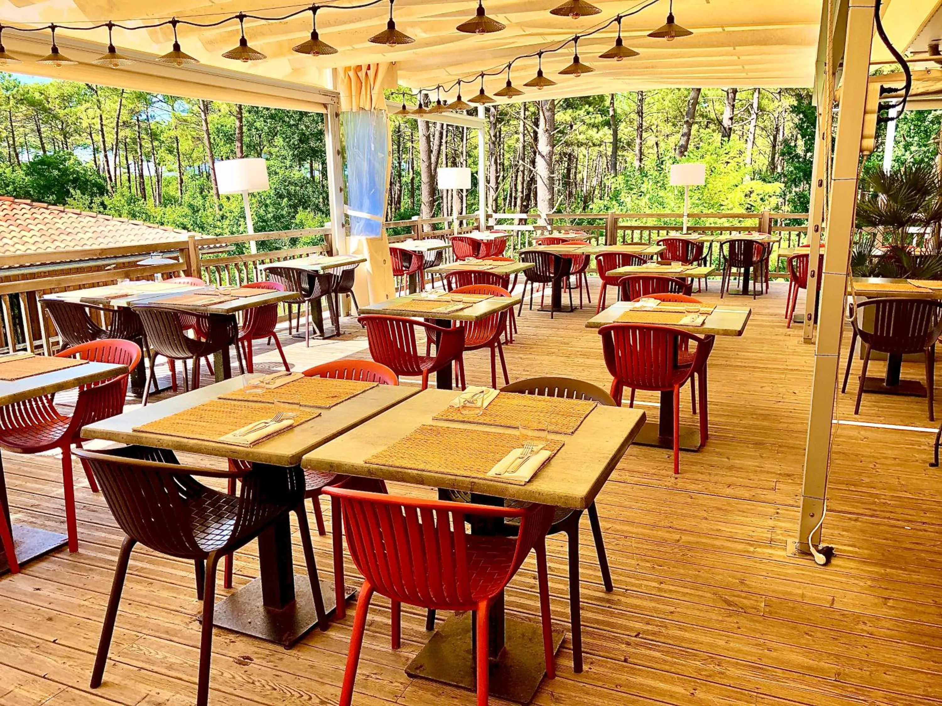 Balcony/Terrace in Domaine du Ferret Restaurant & Spa