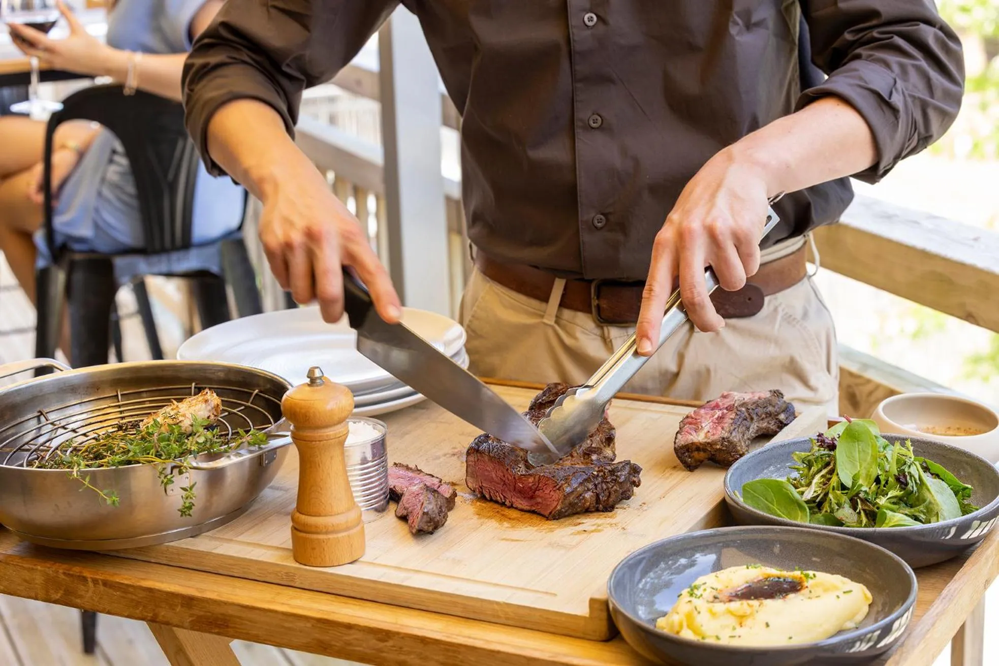 Food in Domaine du Ferret Restaurant & Spa