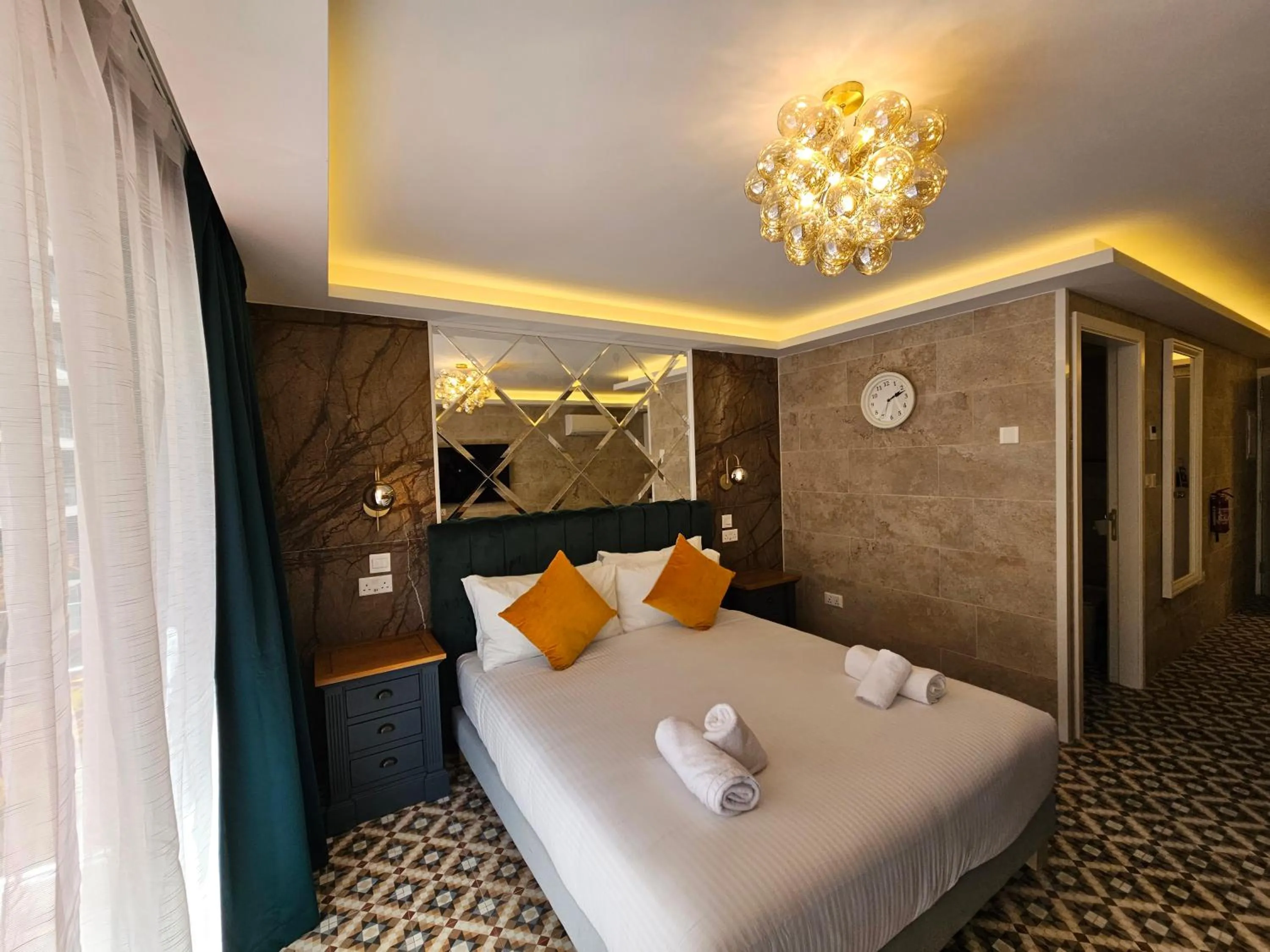 Bed in Balcony Hotel