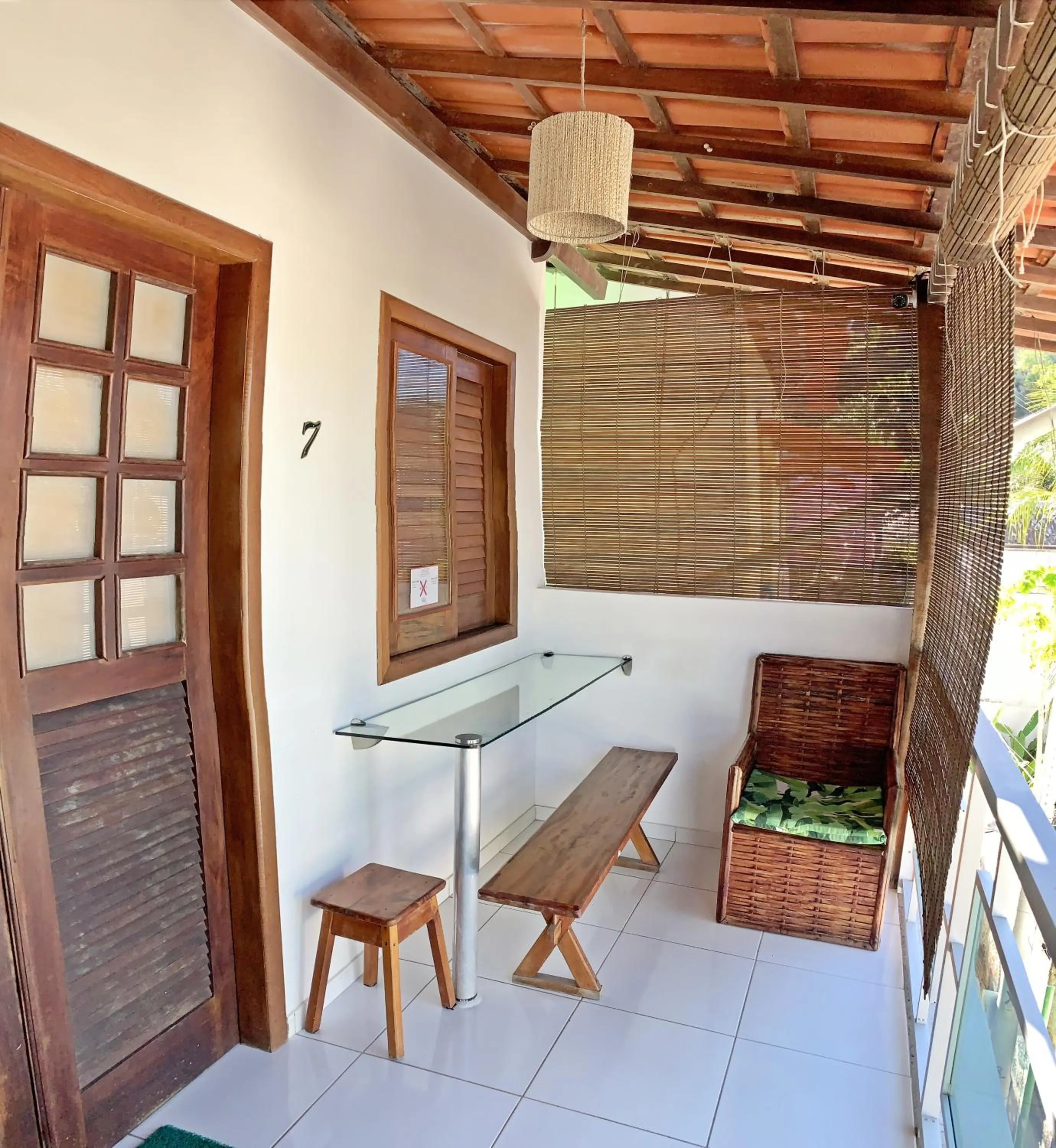 Balcony/Terrace in Pousada Brasil Caribe