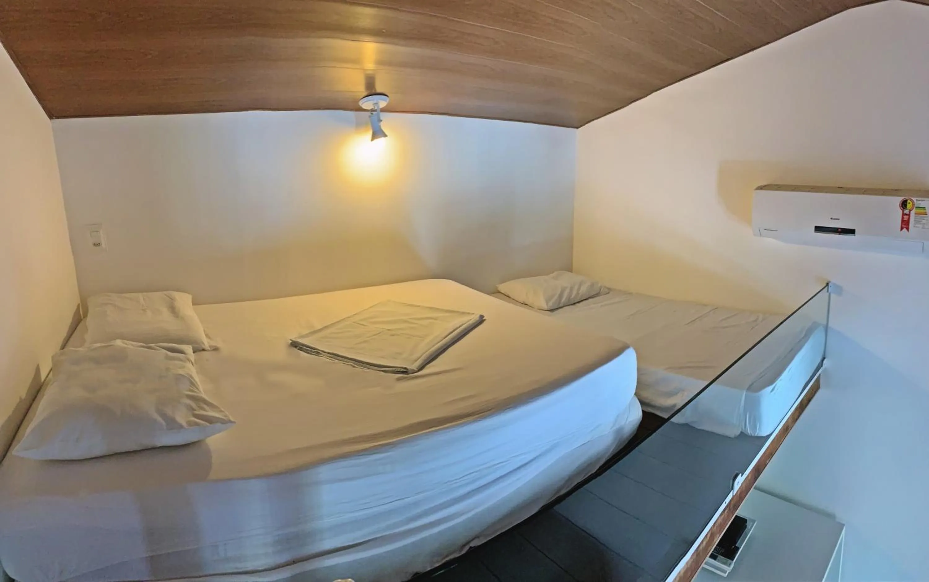 Bed in Pousada Brasil Caribe