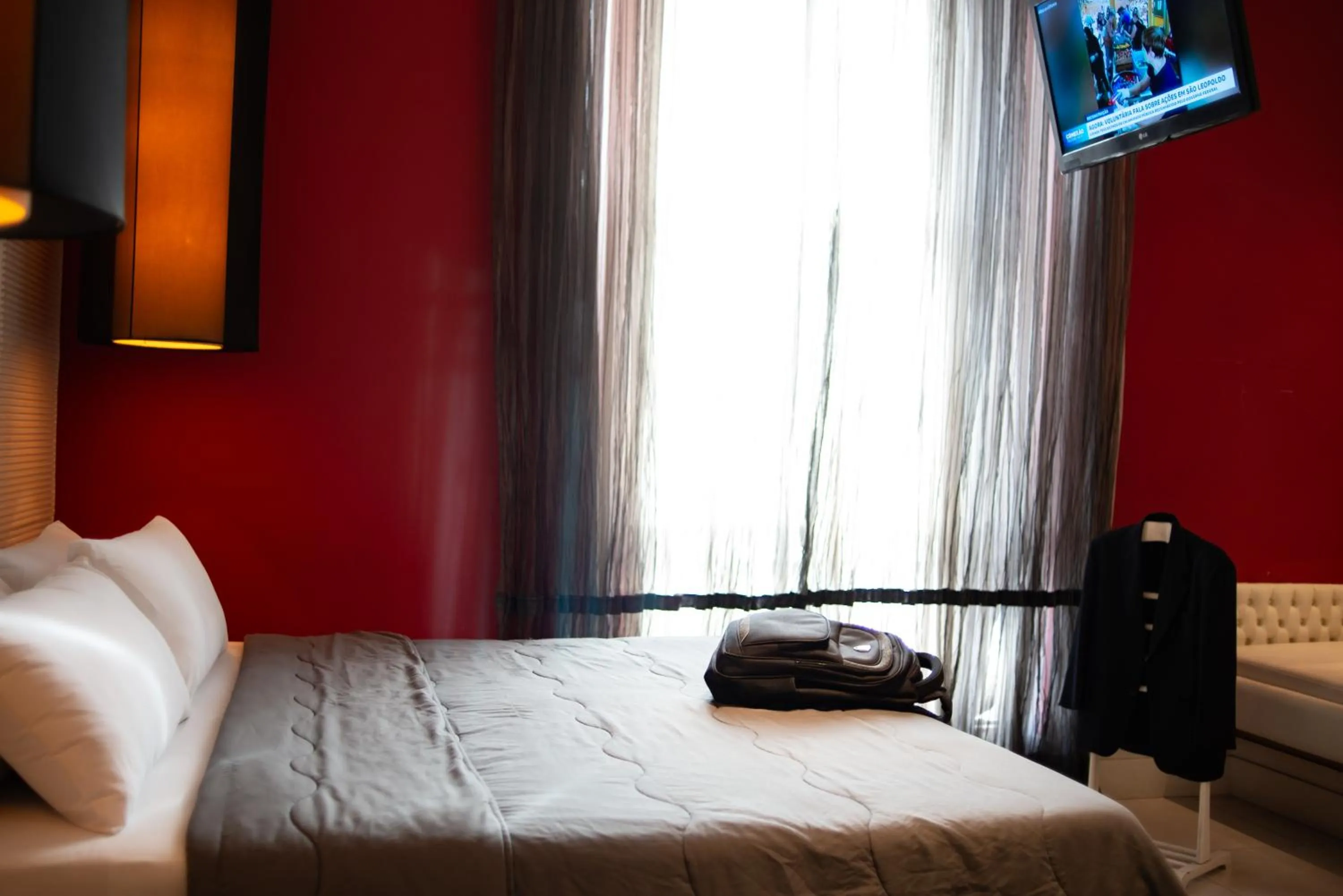 Bed in Hotel Villa Reggia