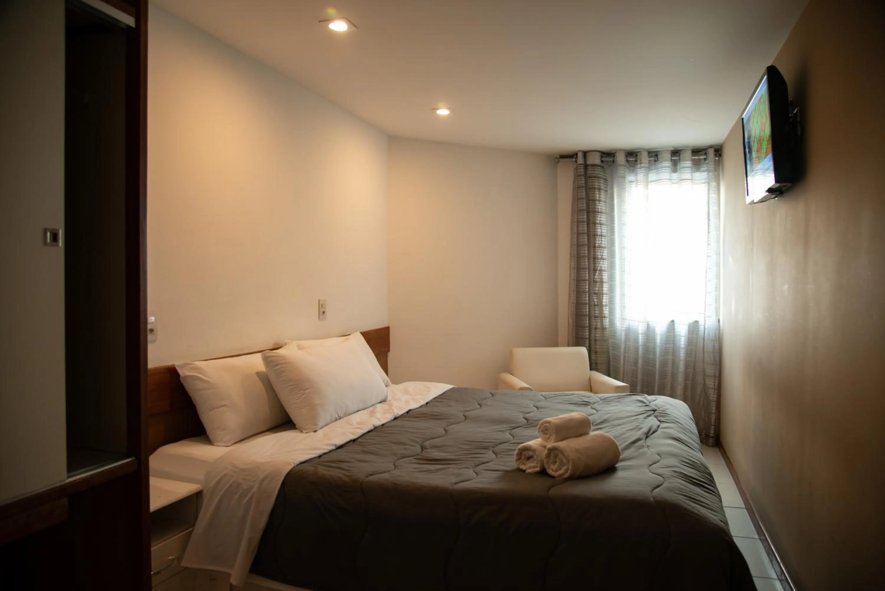 Bed in Hotel Villa Reggia