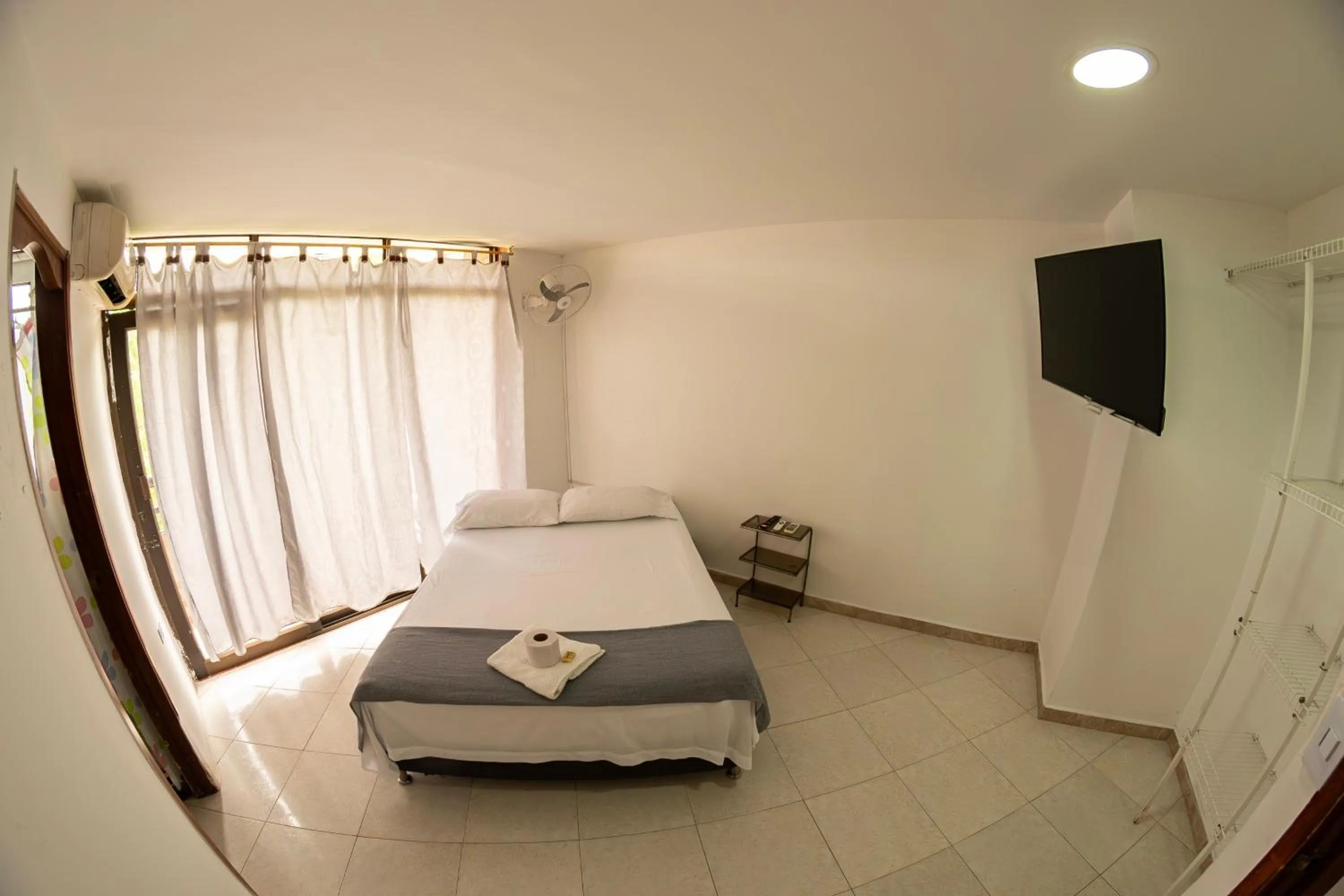 Bed in Hotel Santander Plaza