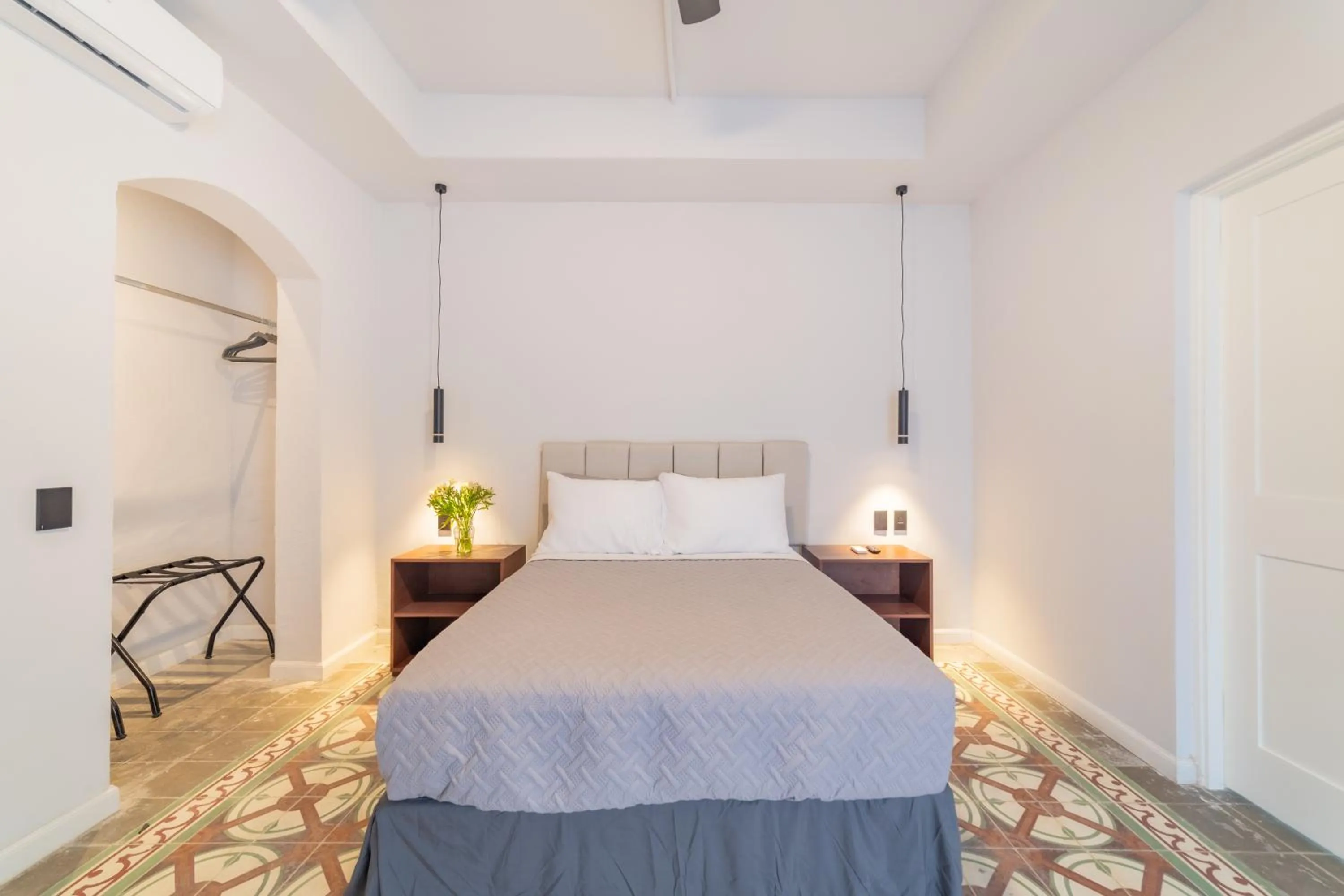 Decorative detail, Bed in Casa Velasco La Paz