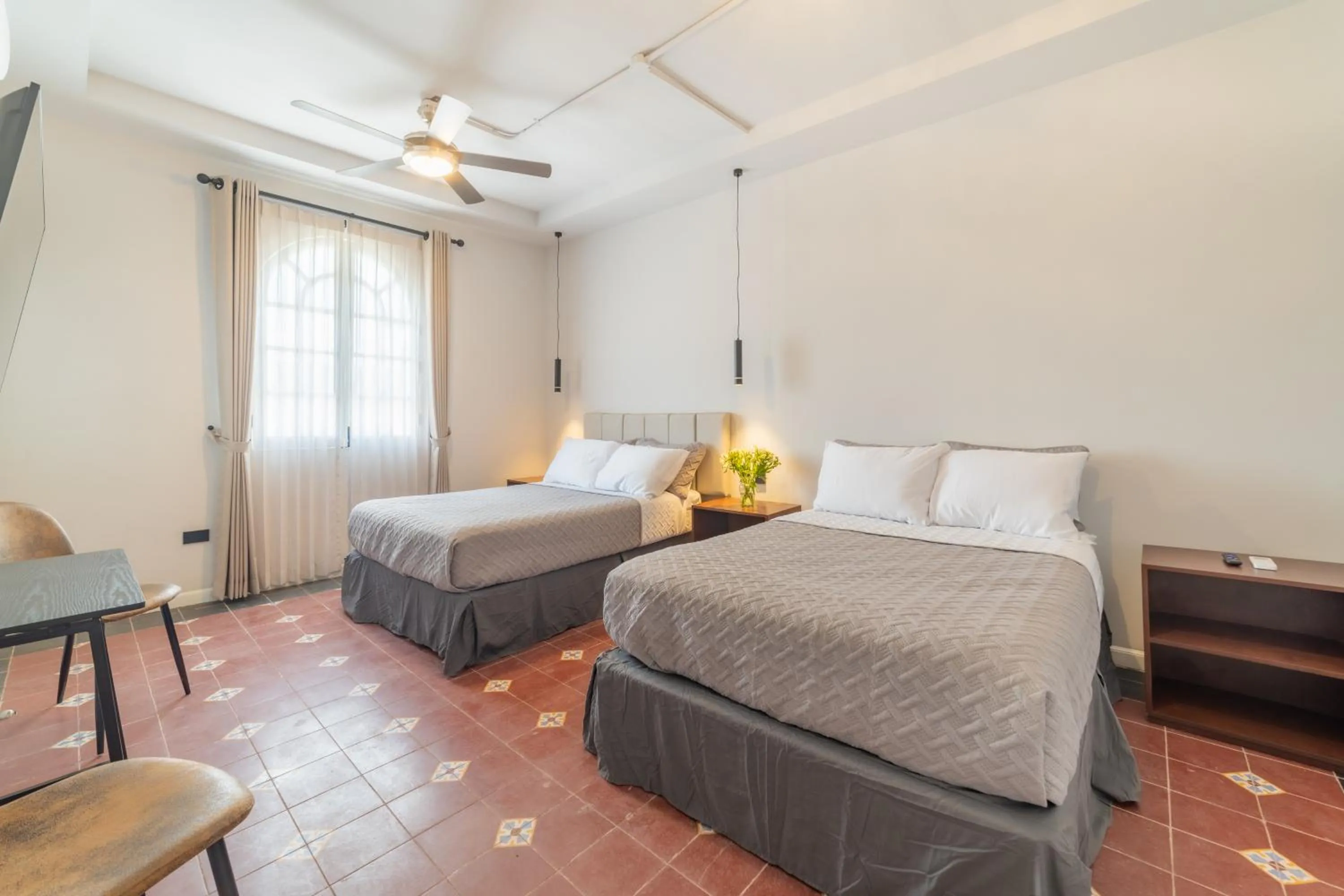 Decorative detail, Bed in Casa Velasco La Paz