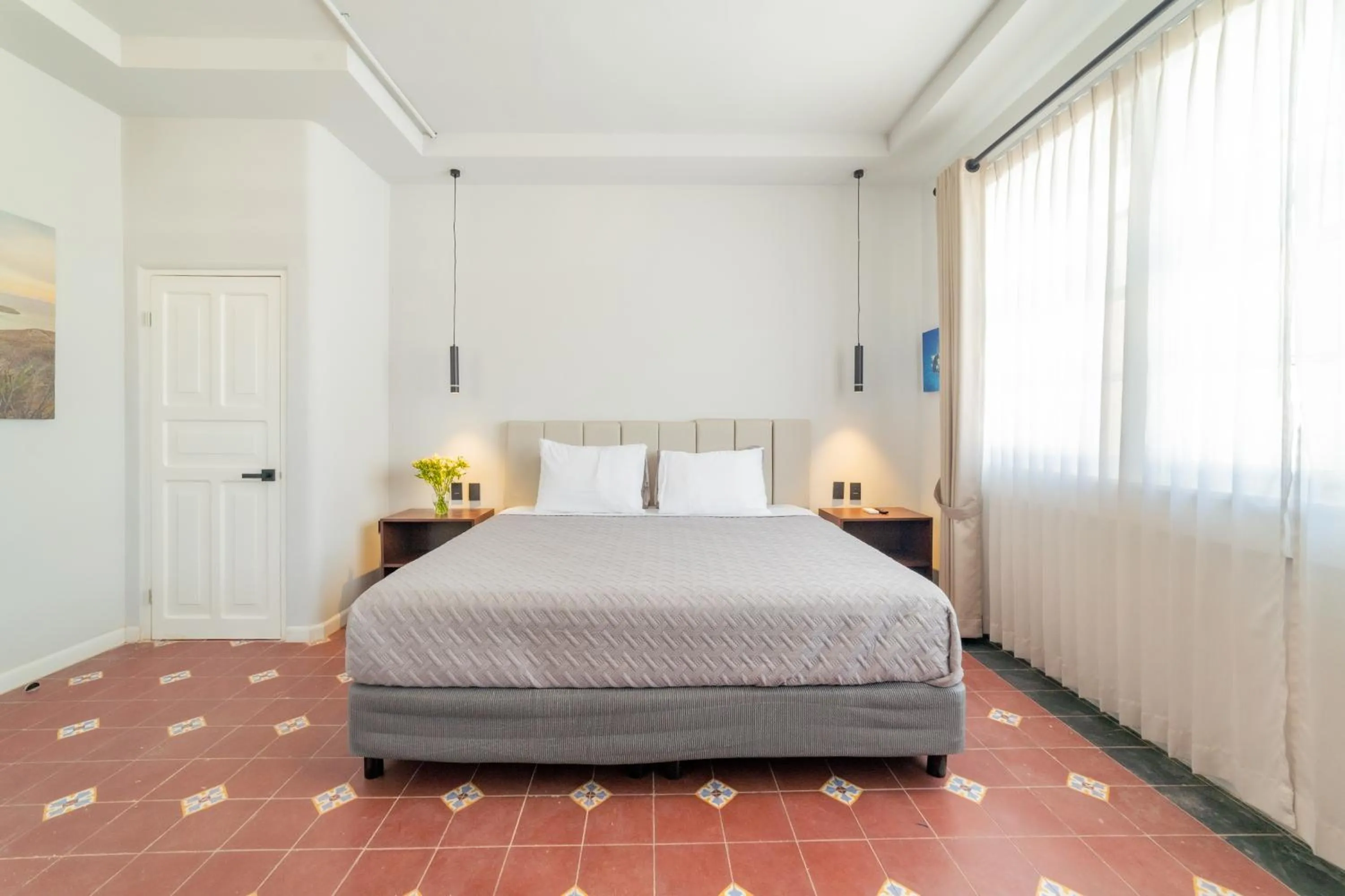 Decorative detail, Bed in Casa Velasco La Paz