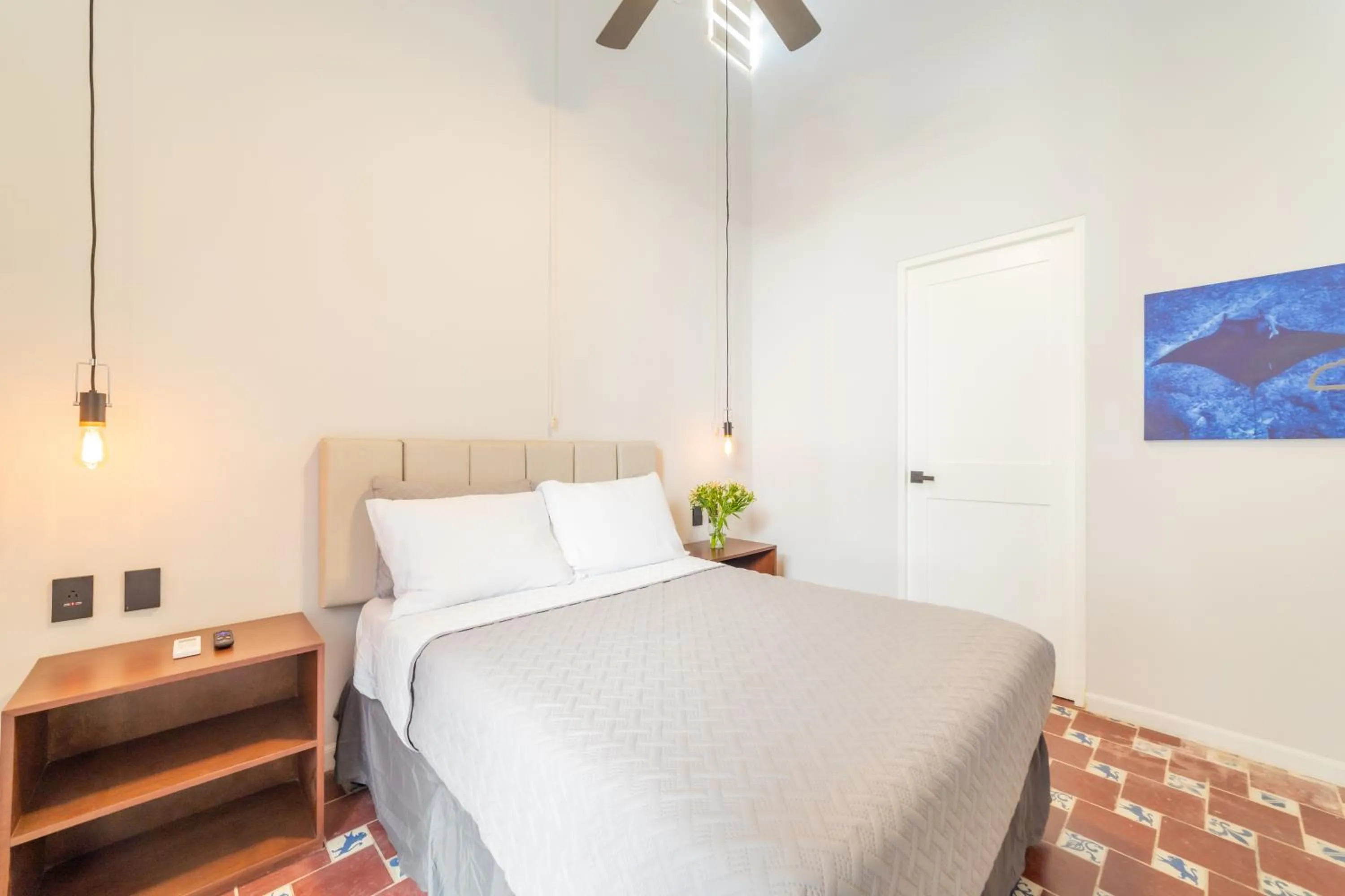 Decorative detail, Bed in Casa Velasco La Paz