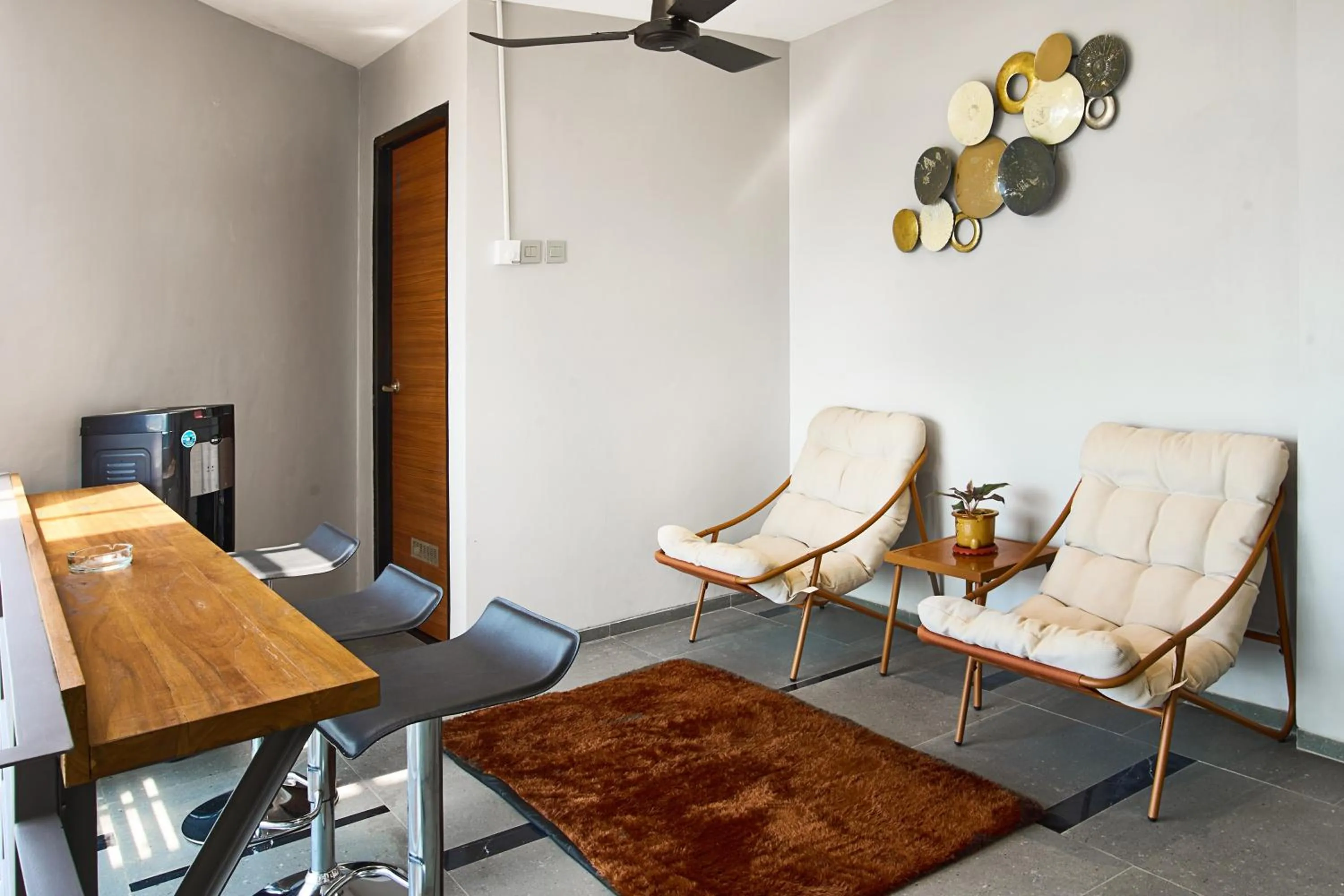 Seating area in BALE Puri