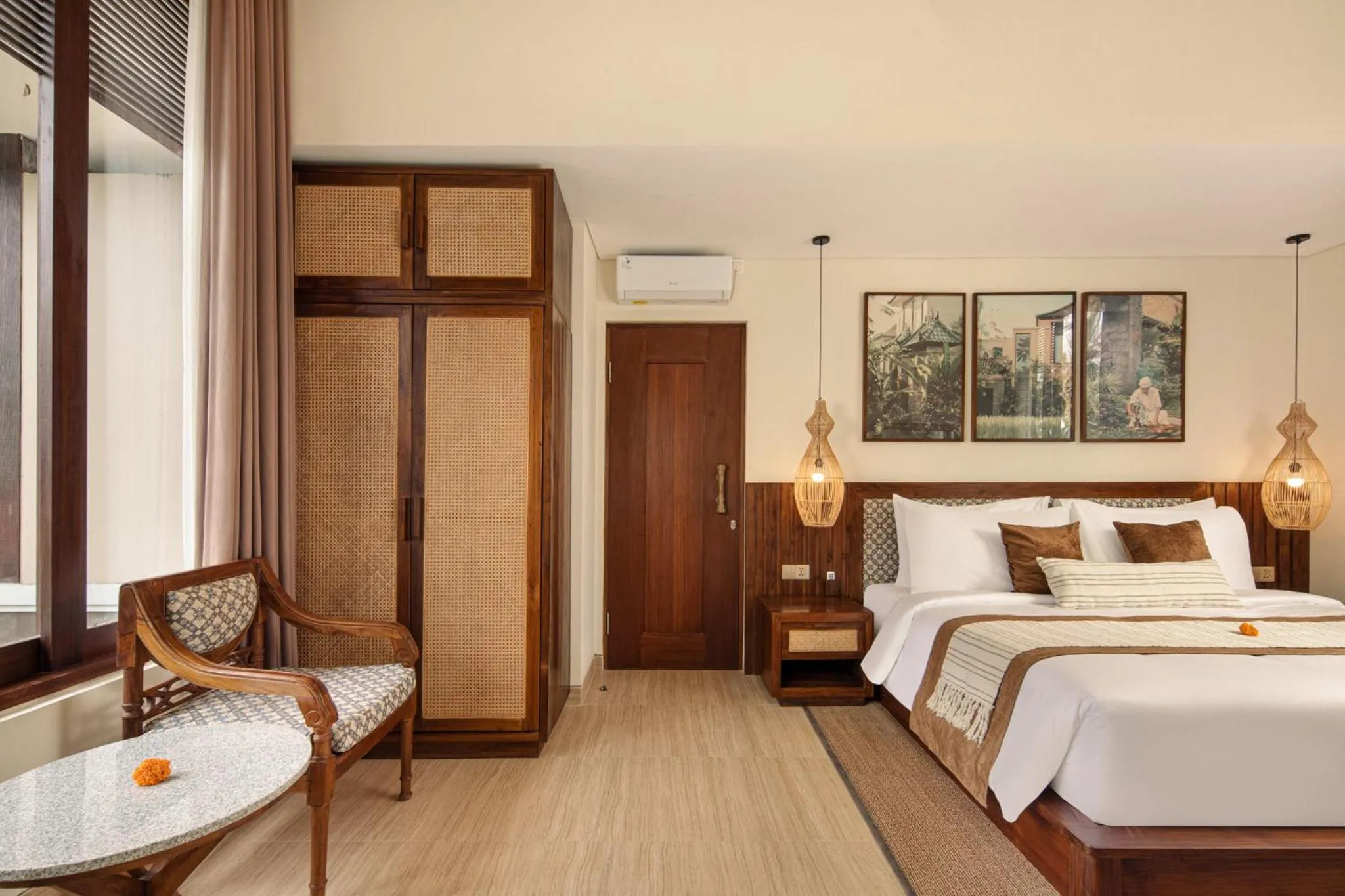 Bed in Khastana Hadi Tegallalang, Ubud