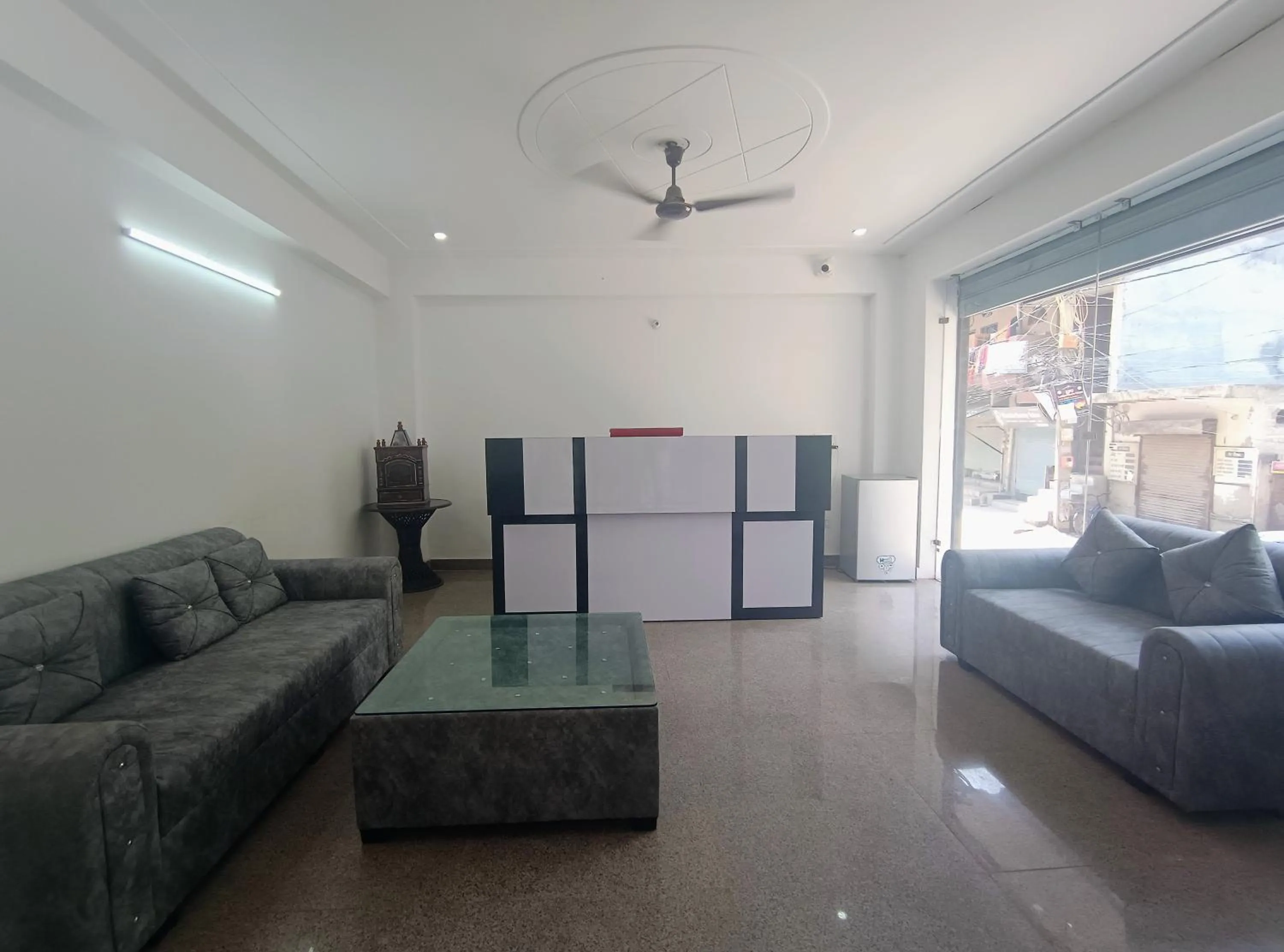 Lobby or reception in Hotel Krishna Tower