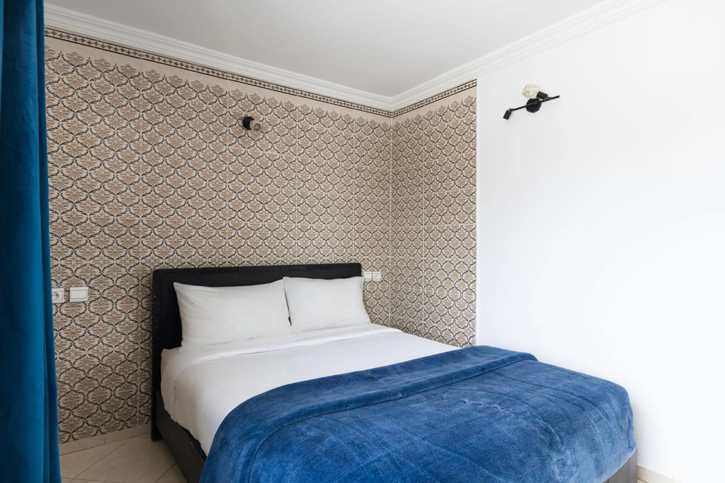 Bed in Hôtel Mauritania Center Tangier