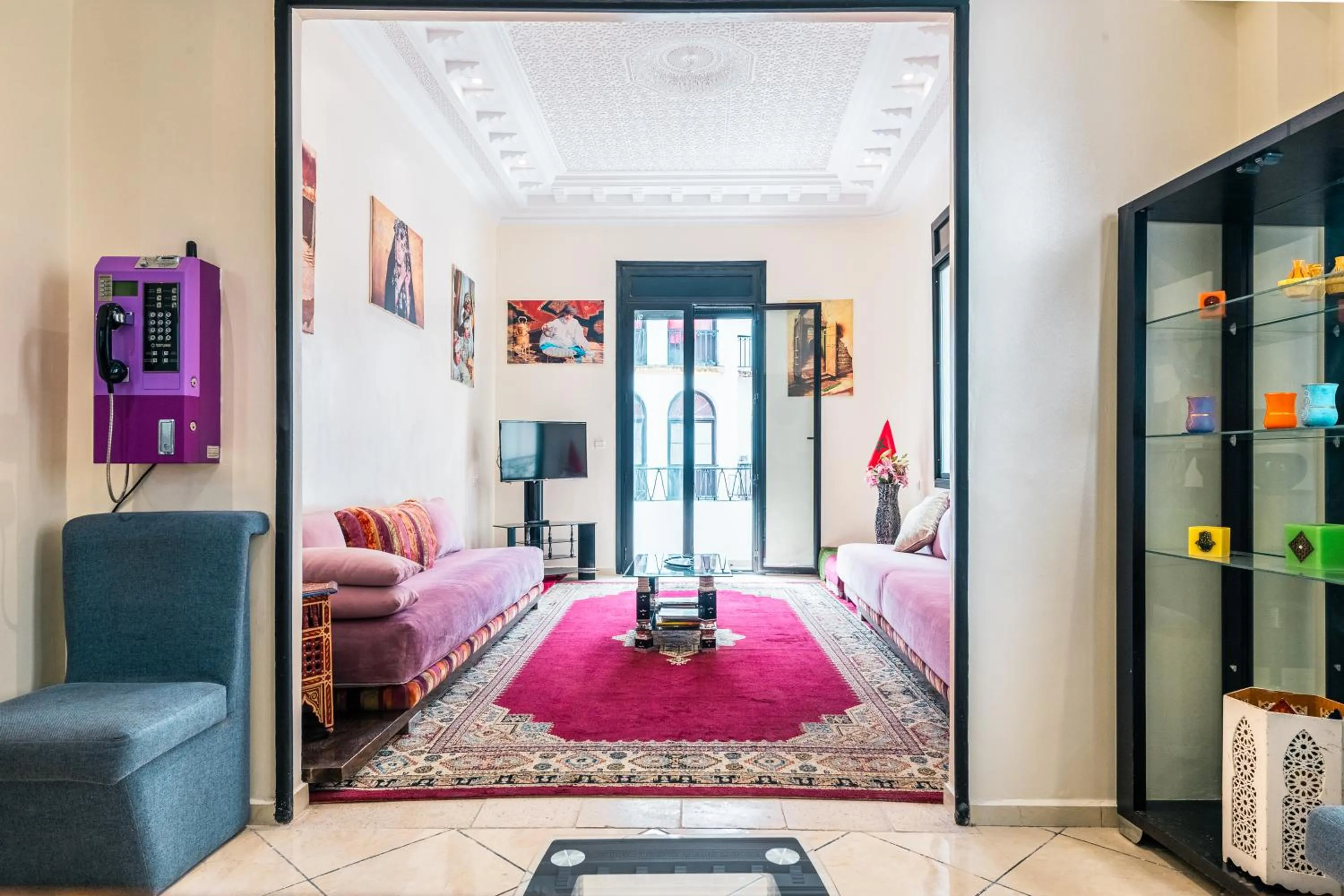 Bed in Hôtel Mauritania Center Tangier