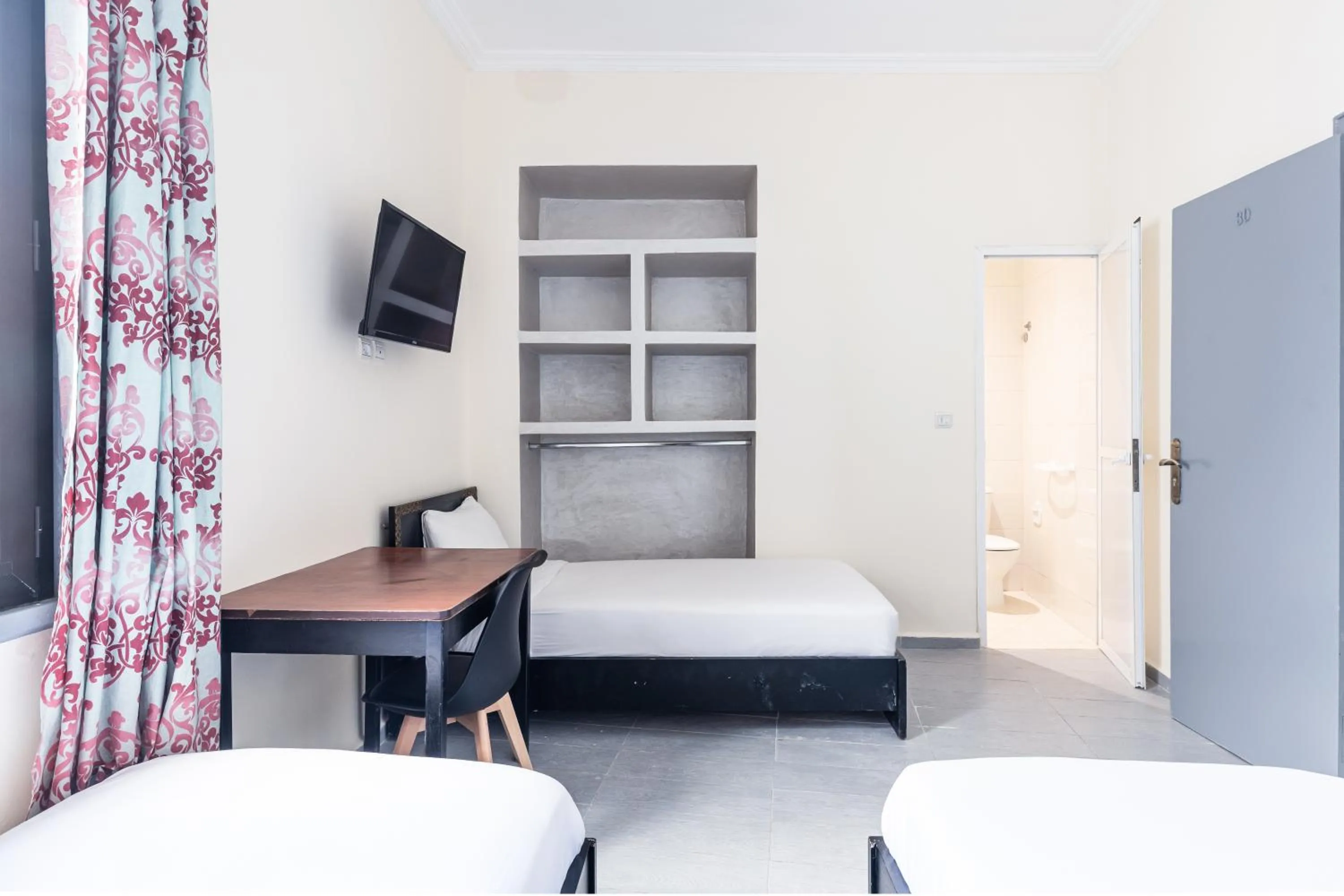 Bed in Hôtel Mauritania Center Tangier