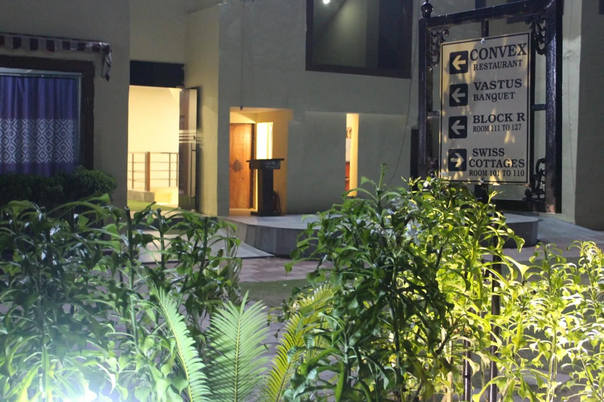 Garden view in Orchha Club and Resort - OCR