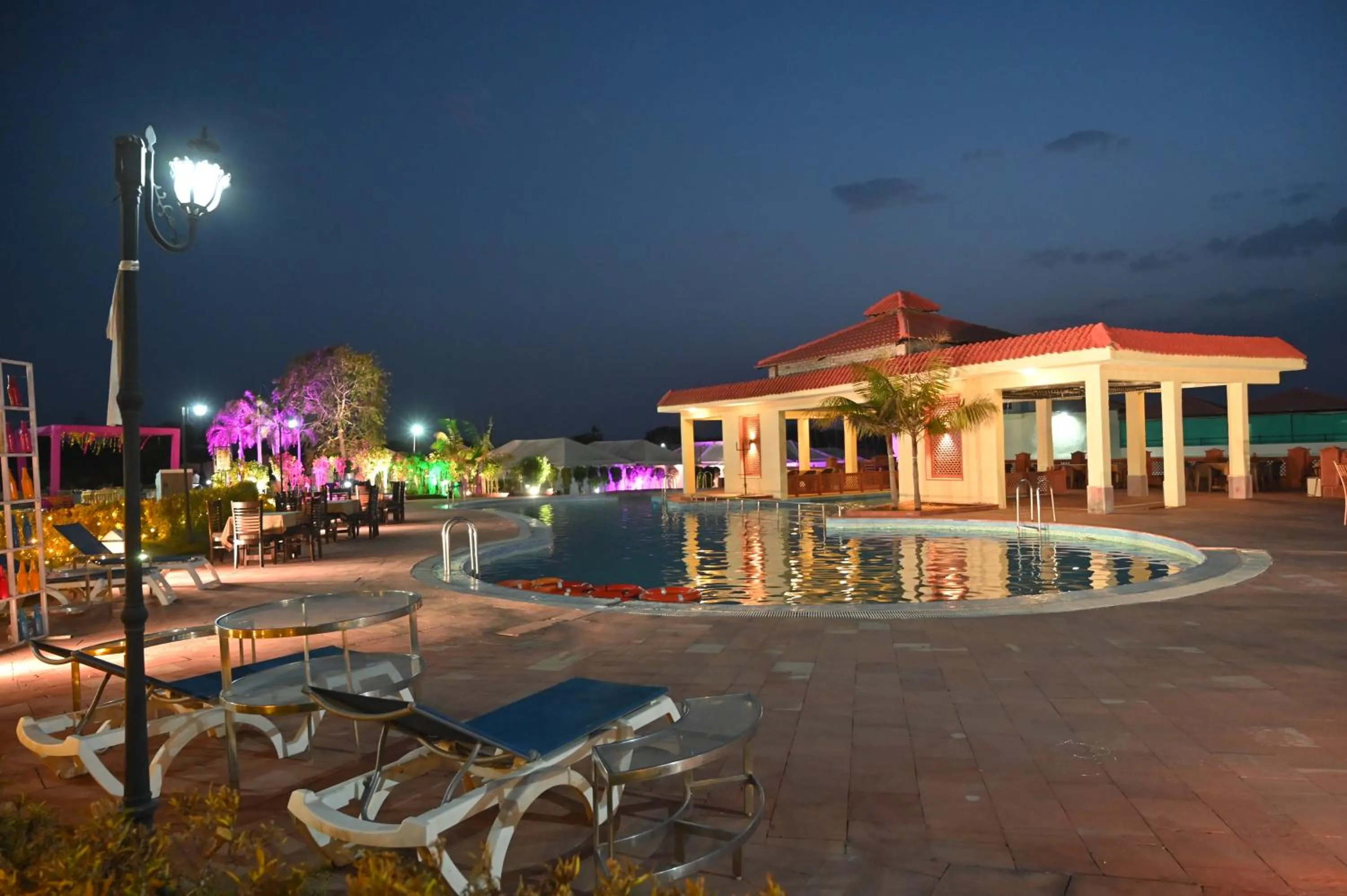 Swimming pool in Orchha Club and Resort - OCR