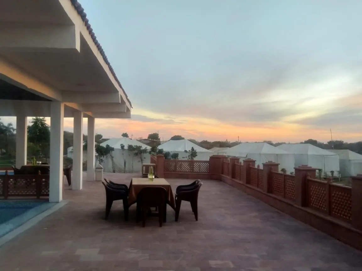 Swimming pool in Orchha Club and Resort - OCR