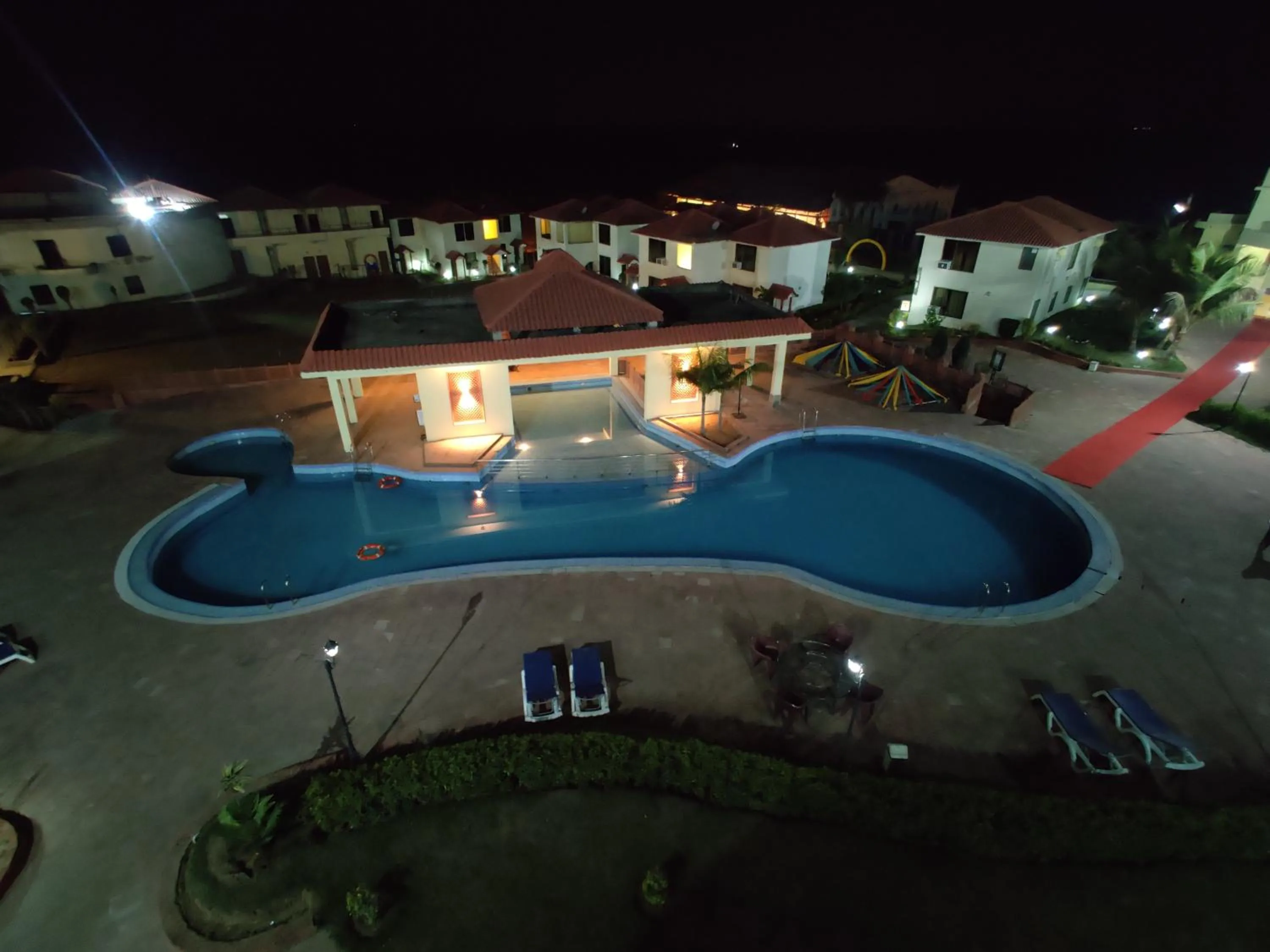 Swimming pool in Orchha Club and Resort - OCR