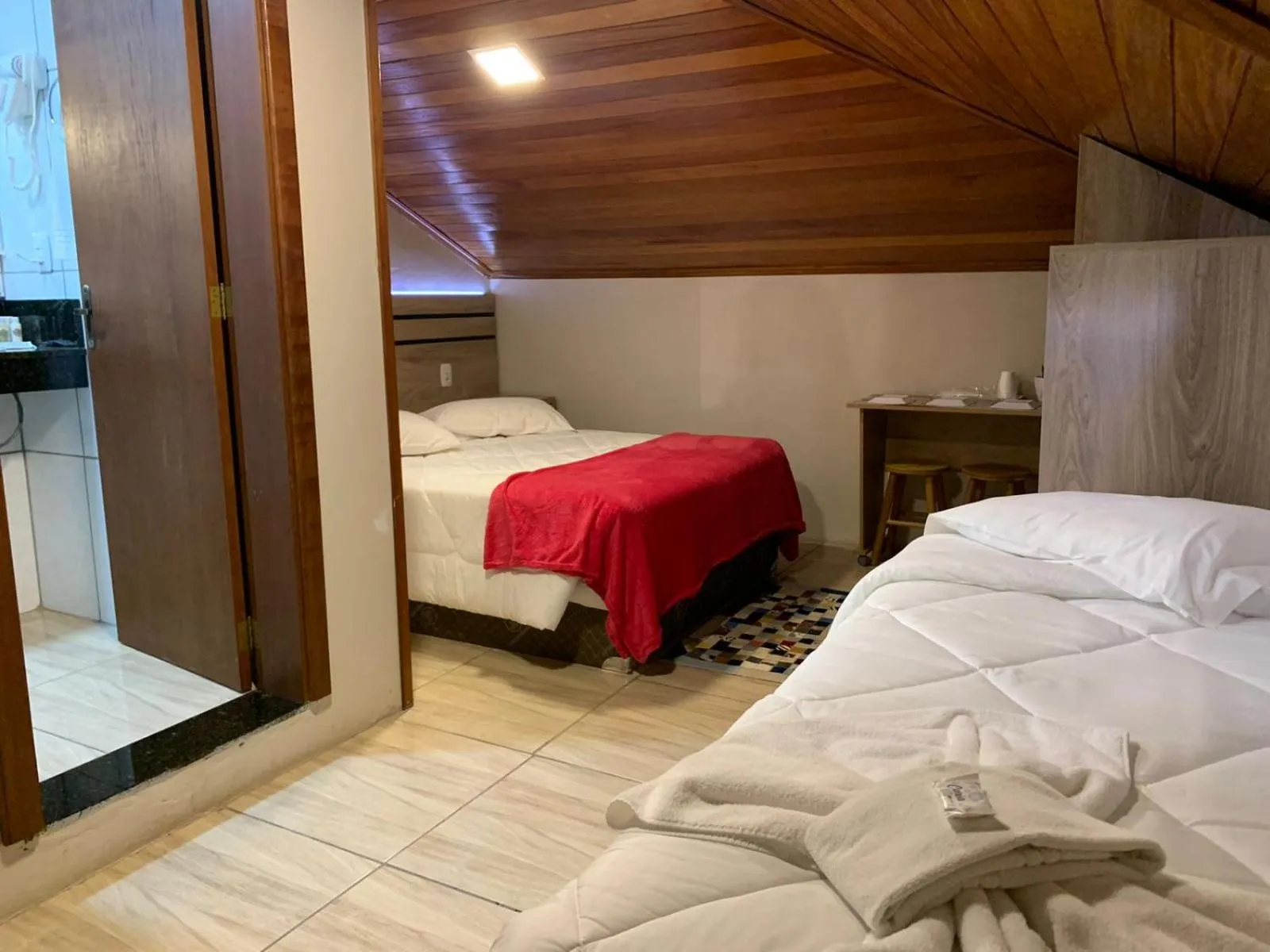 Bed in Pousada Schmitz