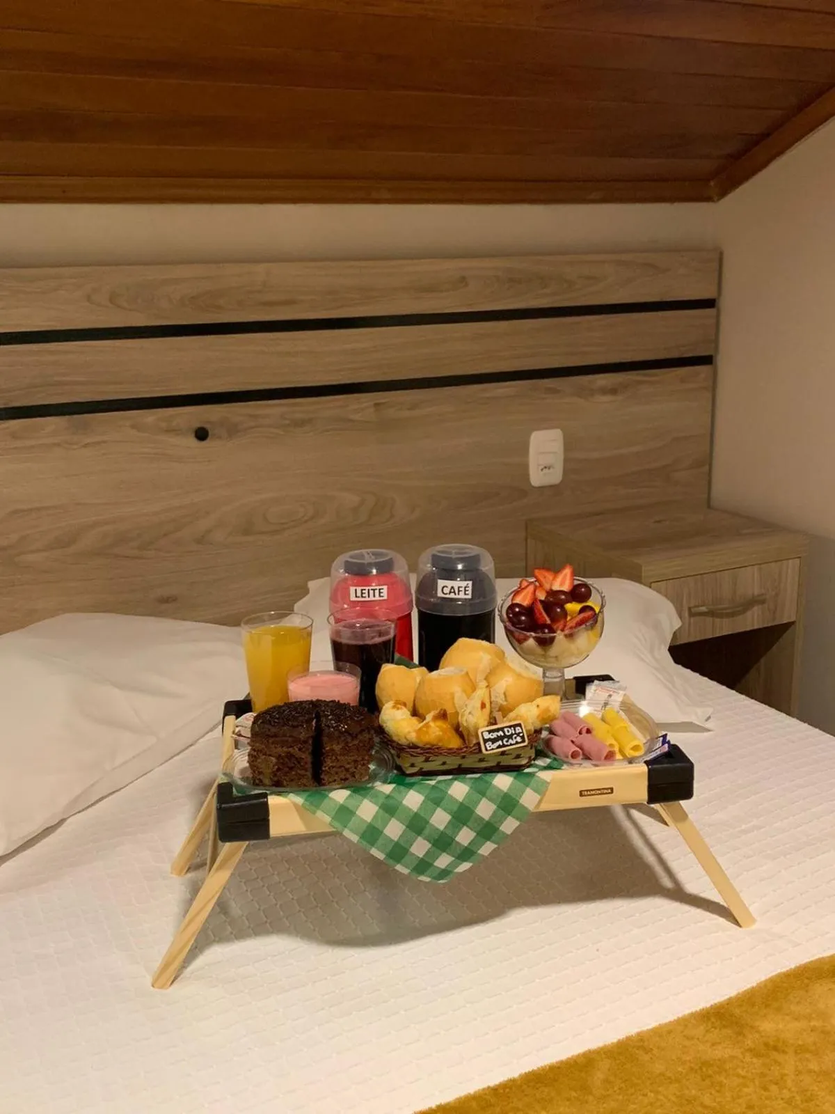 Bed in Pousada Schmitz