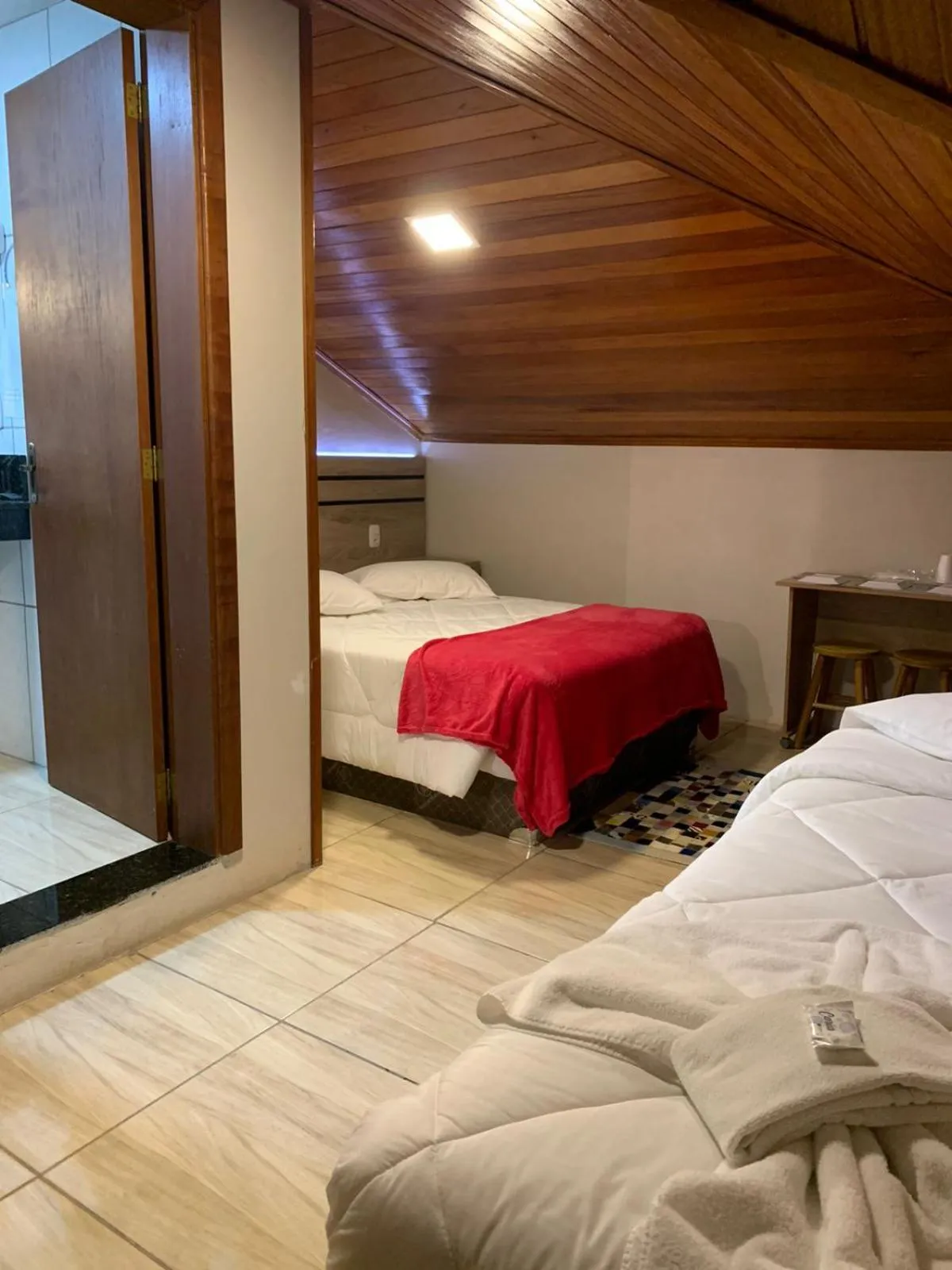 Bed in Pousada Schmitz