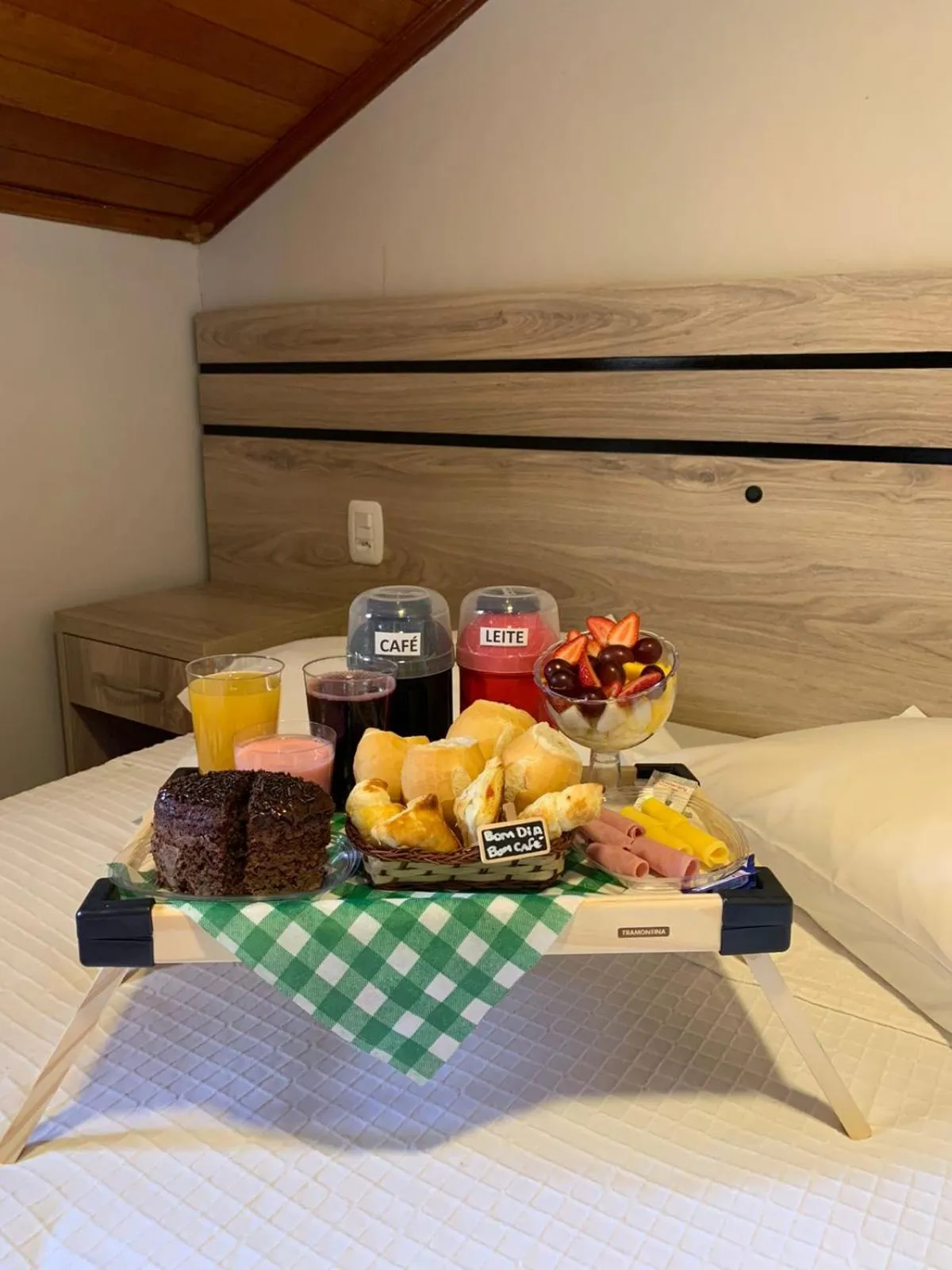 Bed in Pousada Schmitz