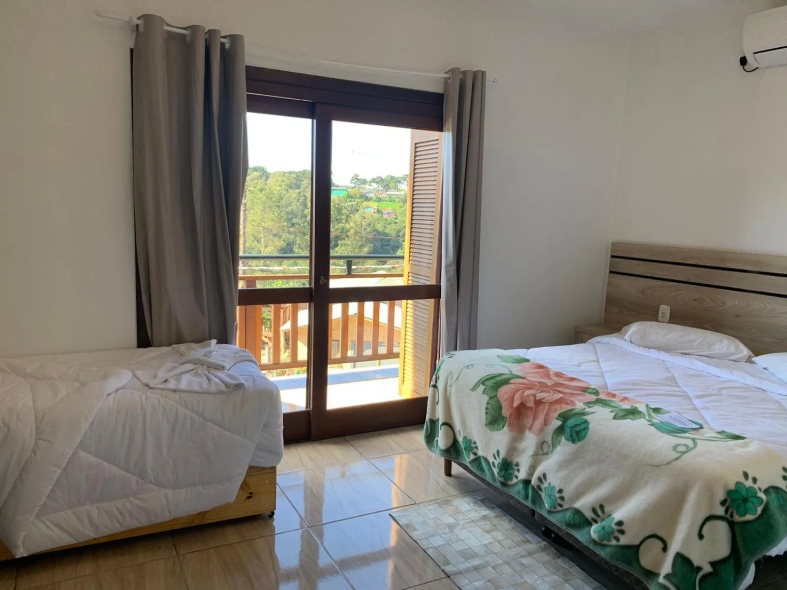 Bed in Pousada Schmitz