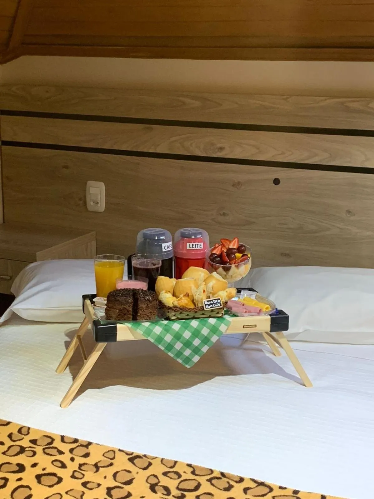 Bed in Pousada Schmitz