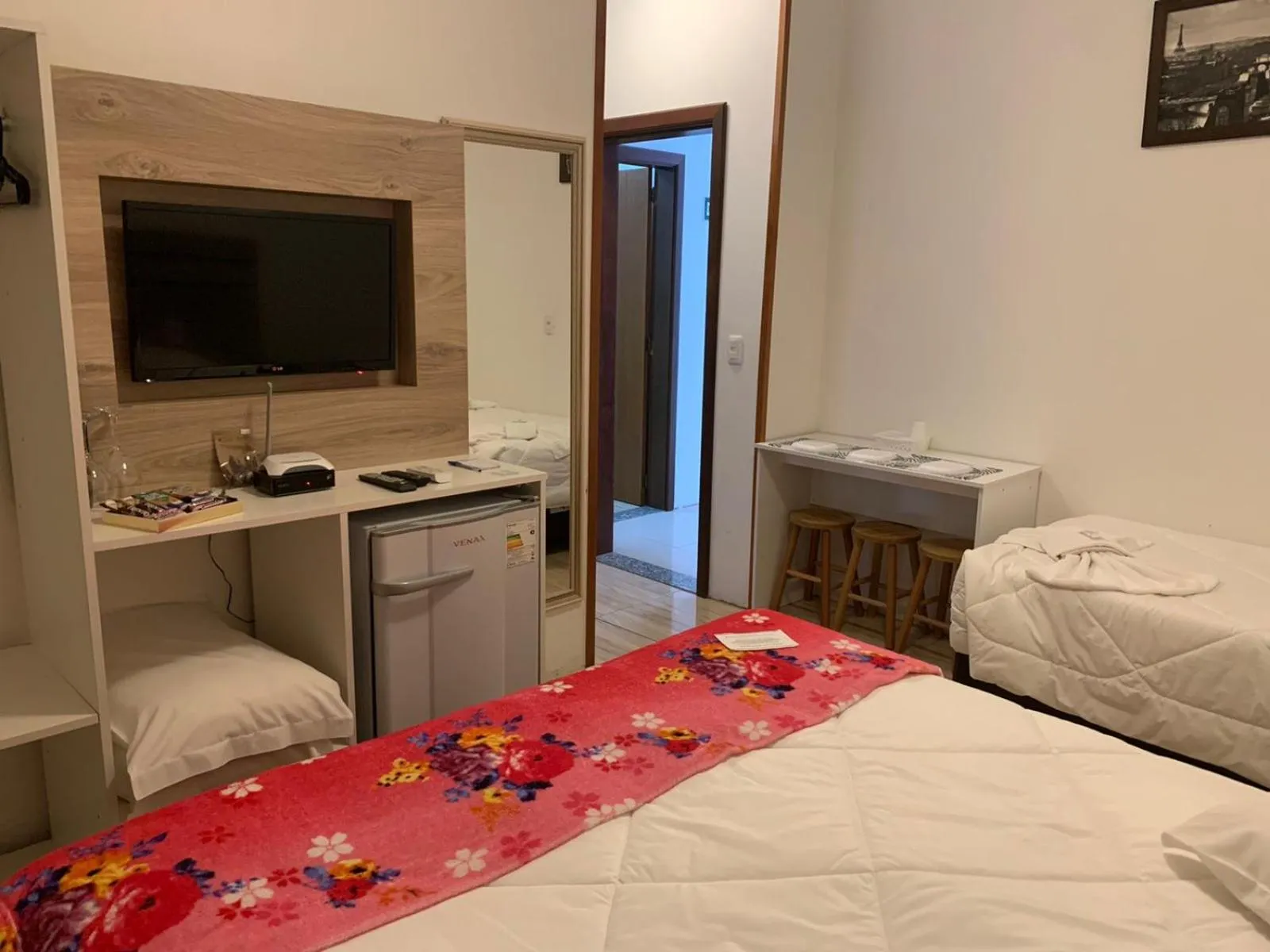 Bed in Pousada Schmitz