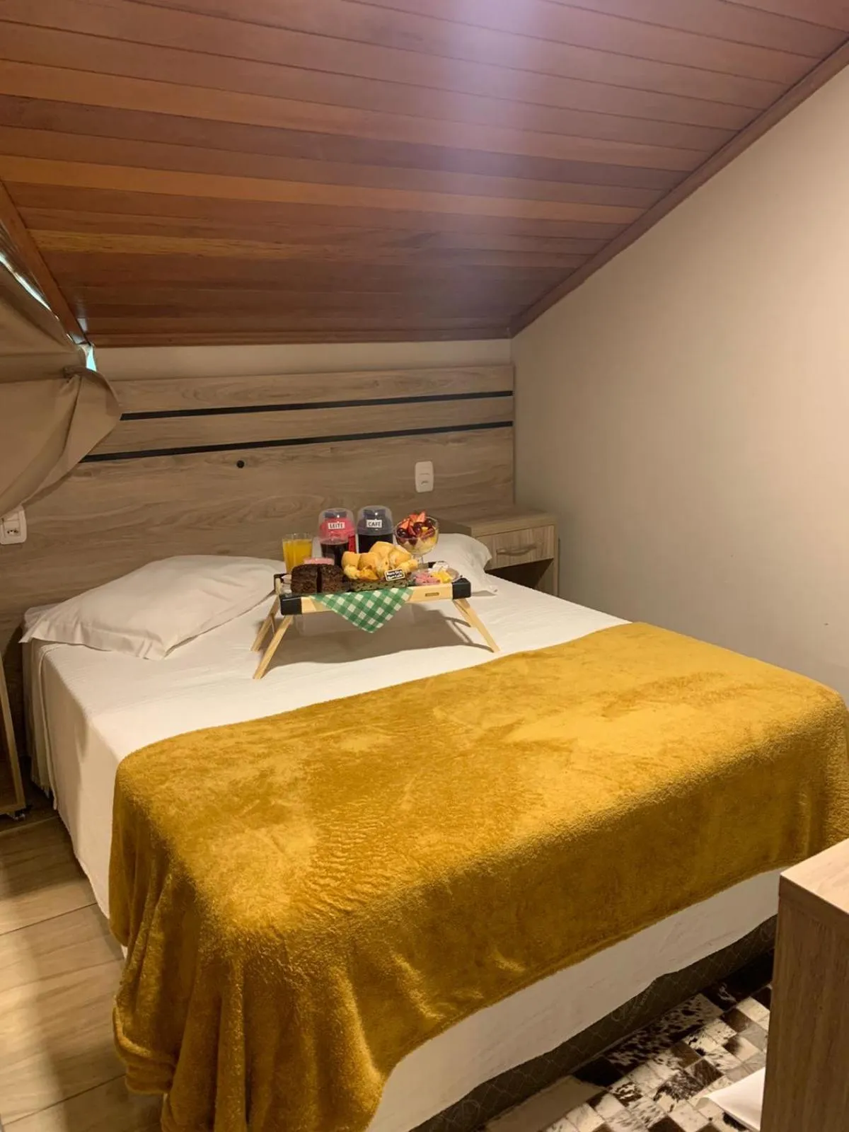 Bed in Pousada Schmitz