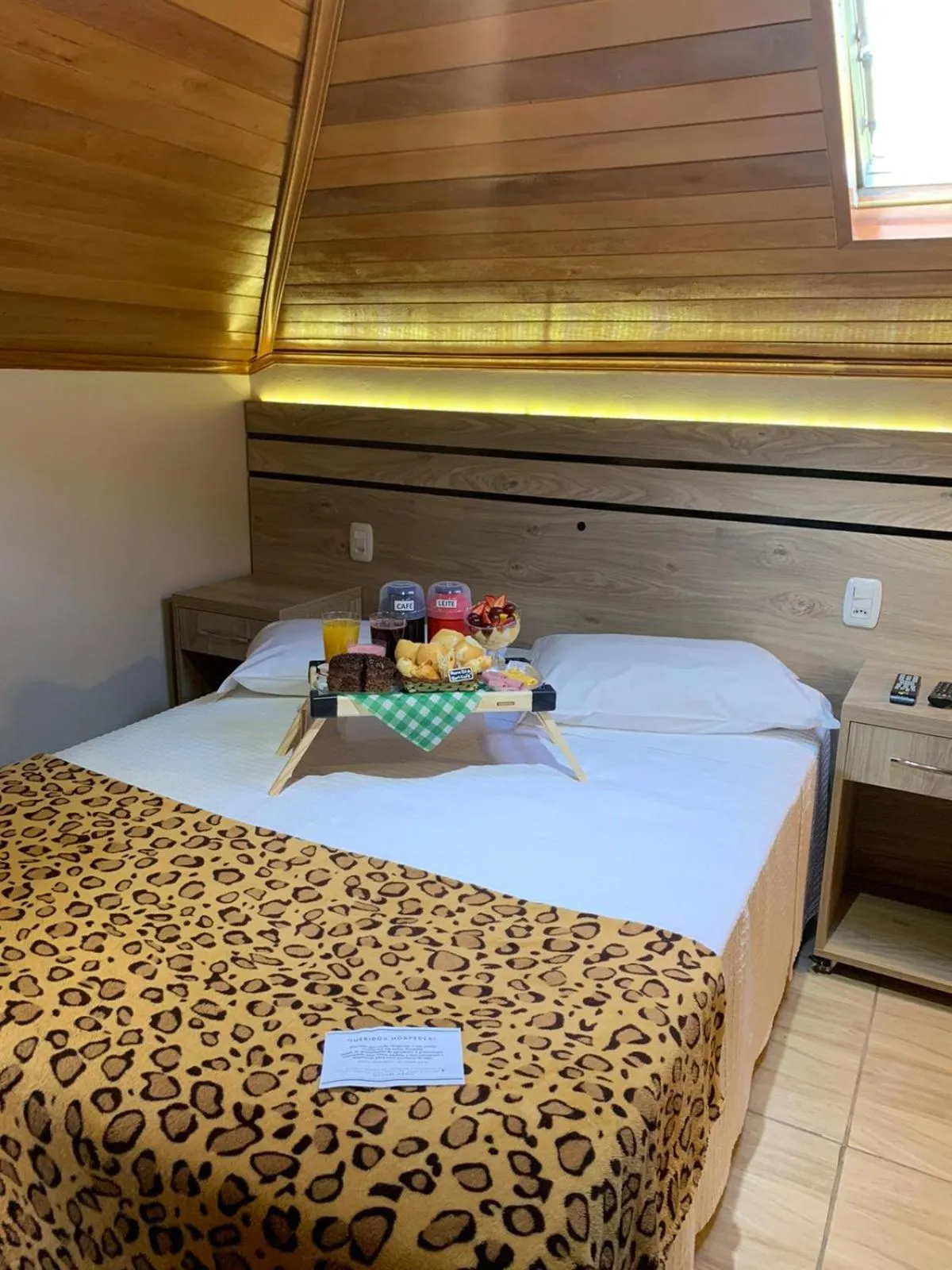 Bed in Pousada Schmitz