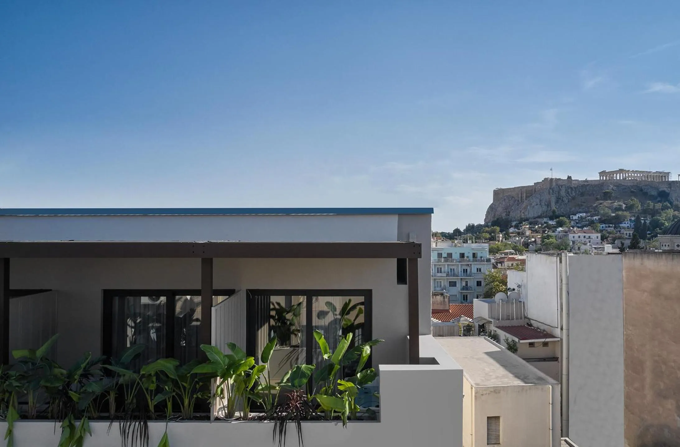 City view in Nur Edge Aparthotel - Acropolis Skyline