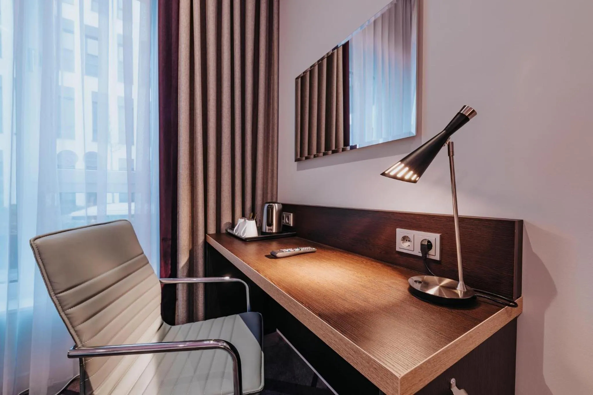 Bedroom in Premier Inn Rosenheim City Lokhöfe