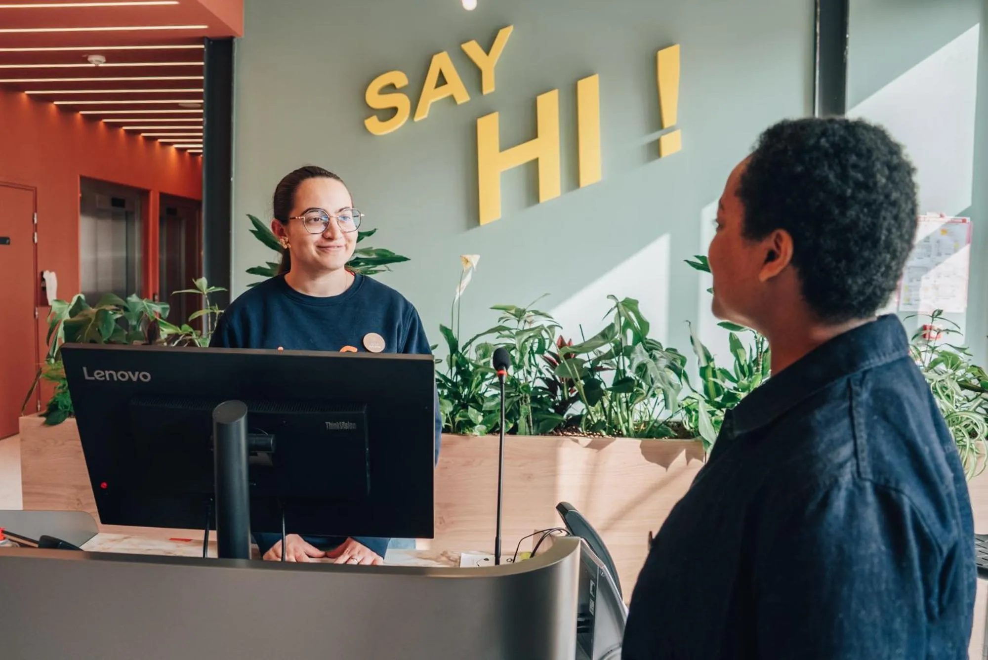 Lobby or reception in lyf Gambetta Paris