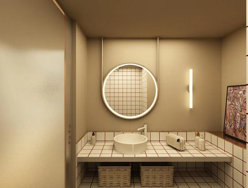 Bathroom in lyf Gambetta Paris