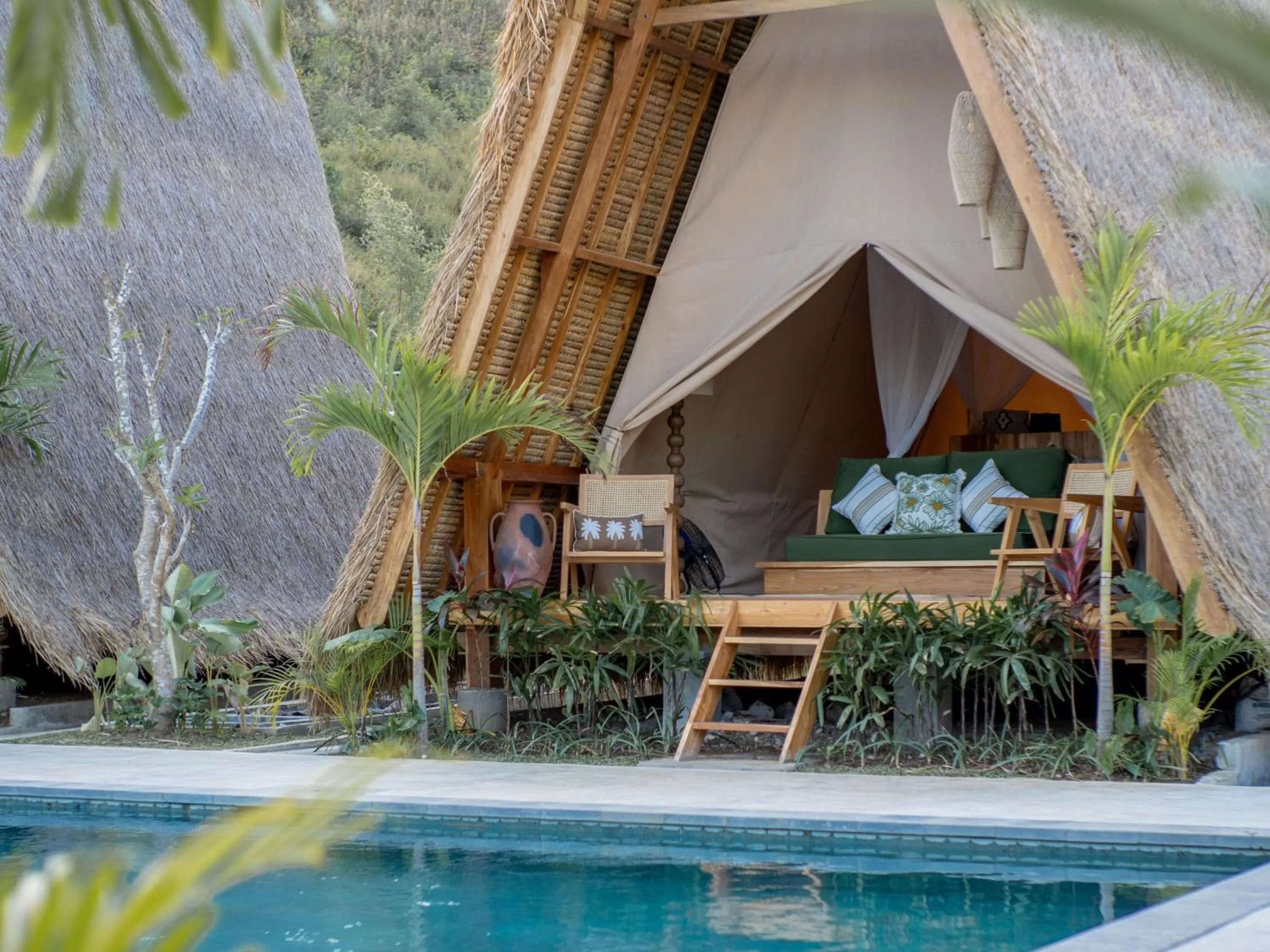 Property building in Dejama Glamping Resort Lombok