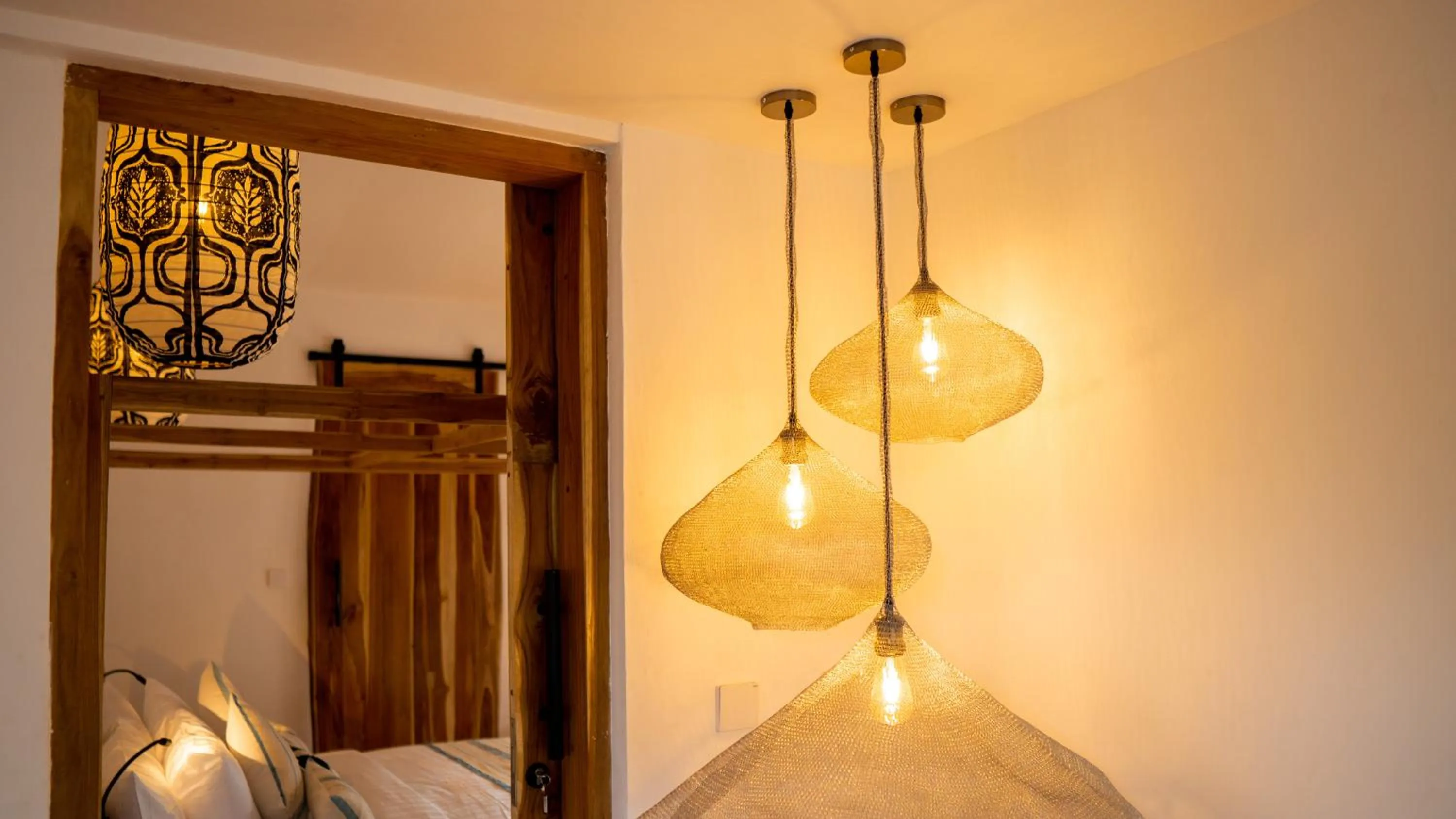 Bed in Dejama Glamping Resort Lombok