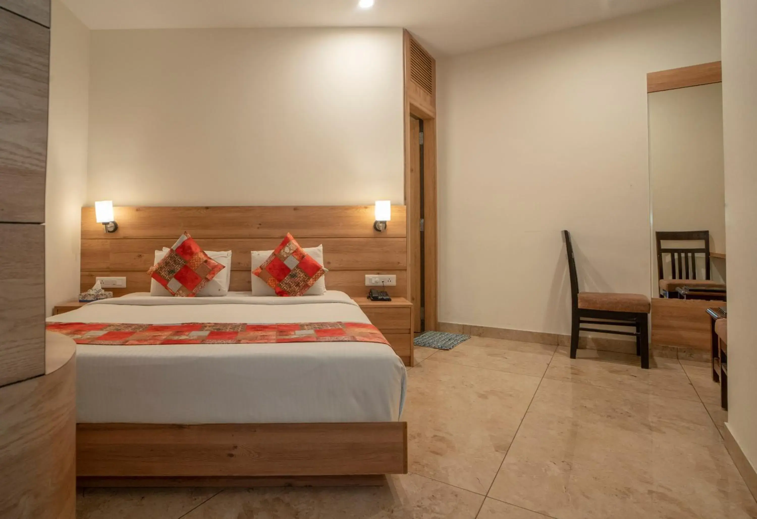 Small Double Room: 10% off on Sightseeing Tour, Early Check-In upto 3 hours and Free Late check-out (Subject to Availability) in Hotel Amantran Inn - City Centre Small Double Room: 10% off on Sightseeing Tour, Early Check-In upto 3 hours and Free Late check-out (Subject to Availability) in Hotel Amantran Inn - City Centre