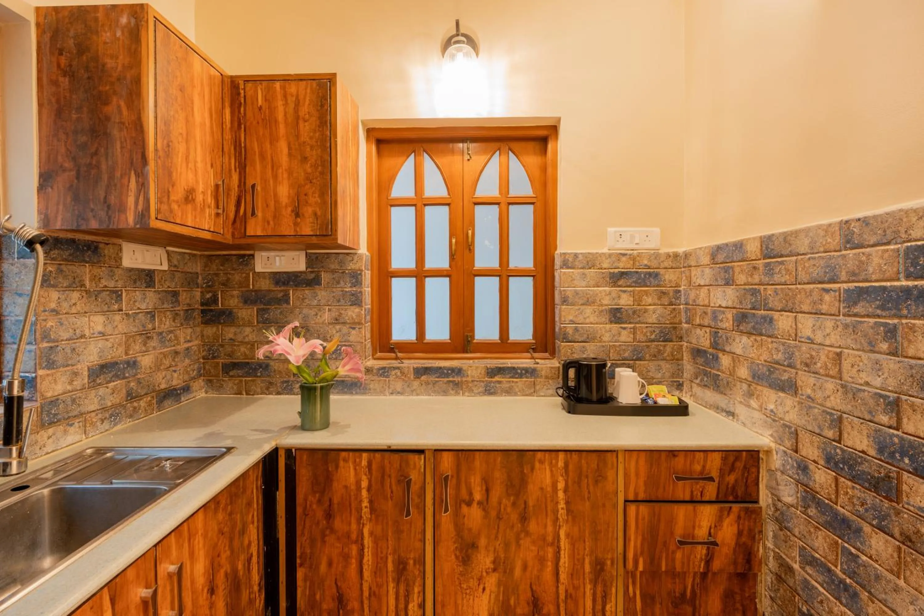 Kitchen or kitchenette in Emperor Ozran by Alaya Stays