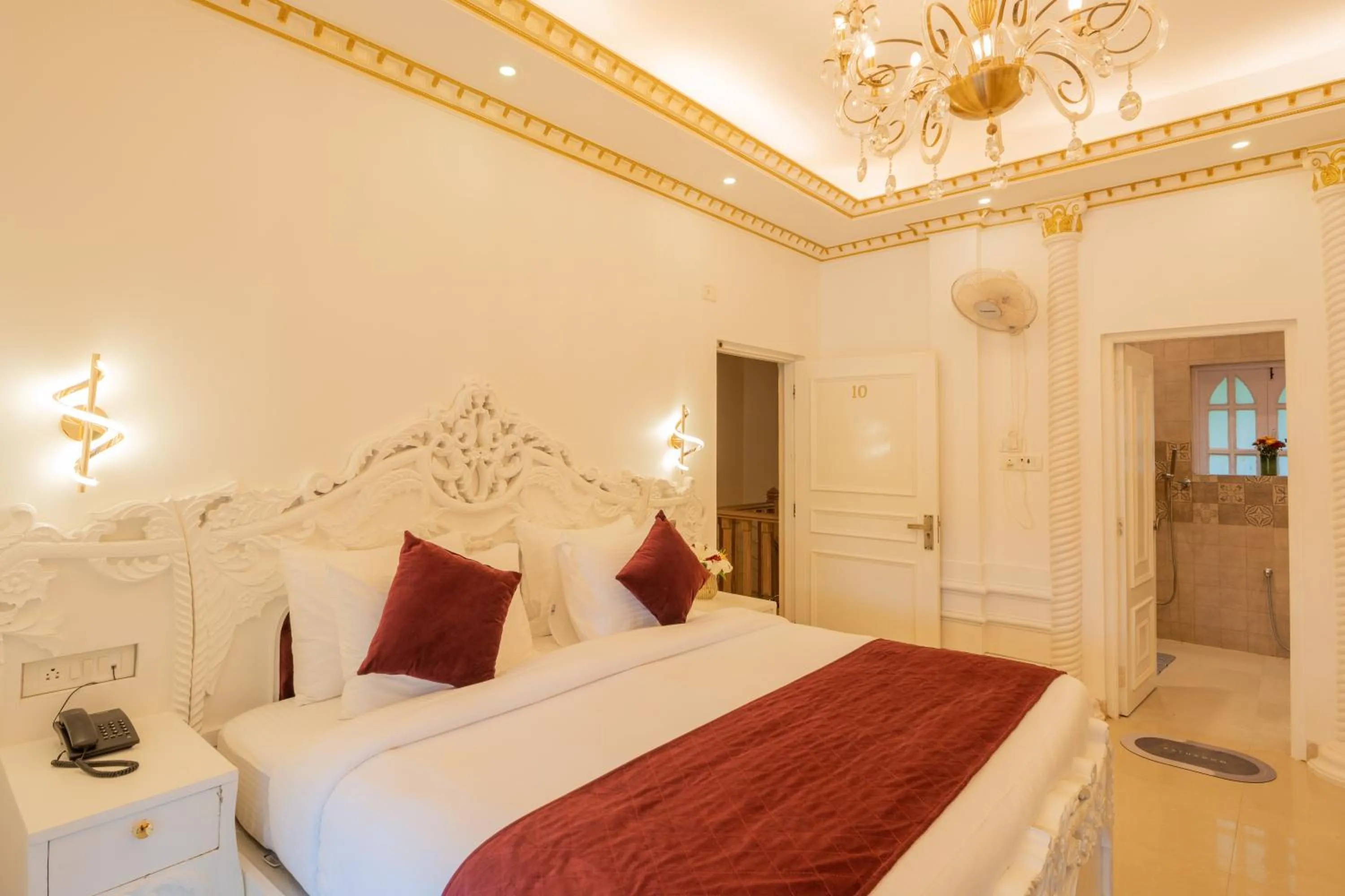 Bed in Emperor Ozran by Alaya Stays