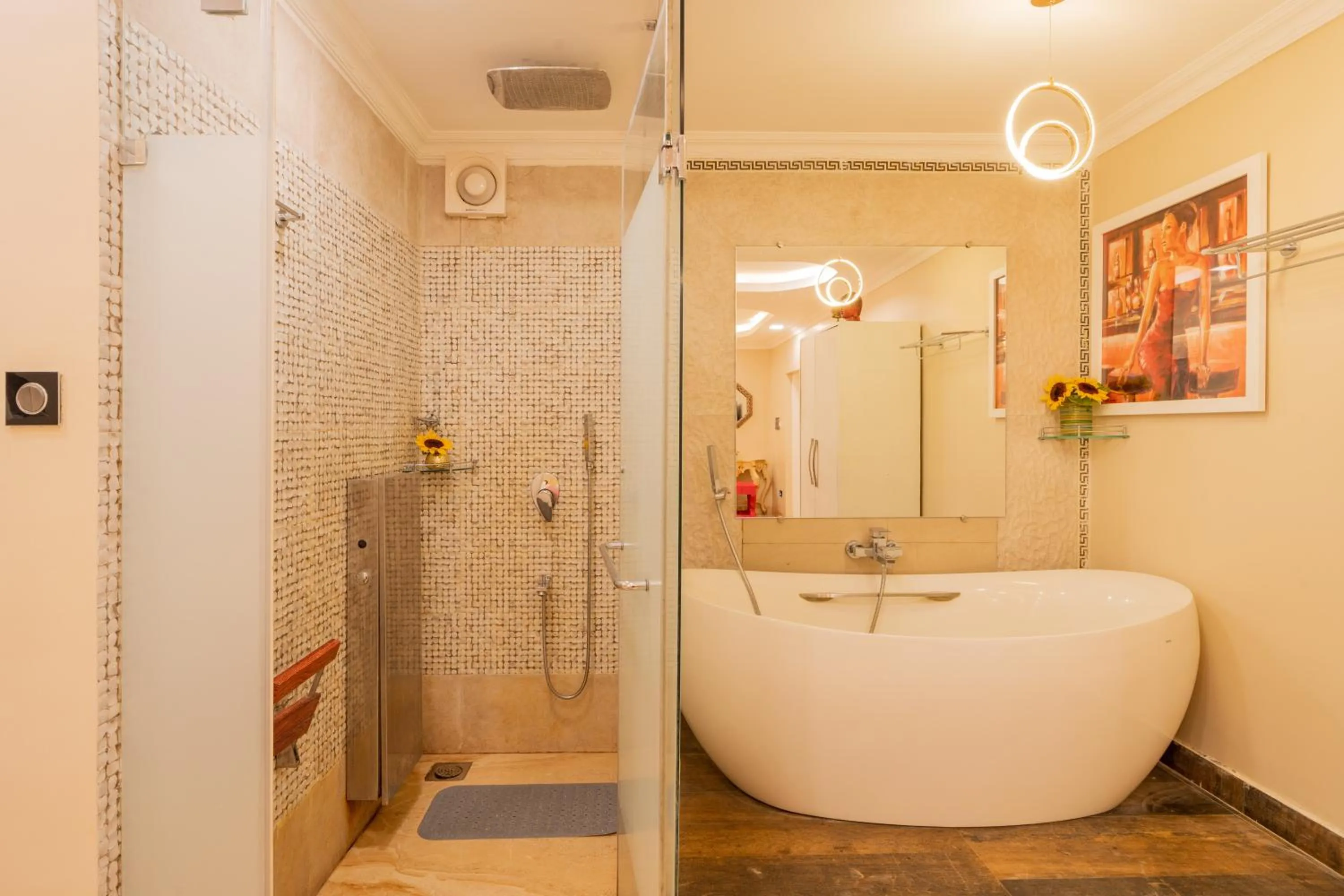 Bathroom in Emperor Ozran by Alaya Stays