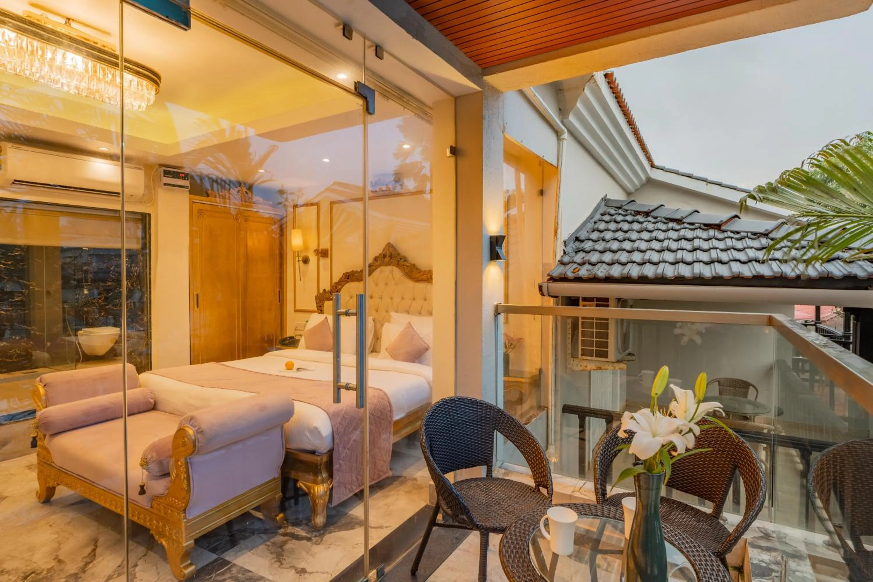 Patio in Emperor Ozran by Alaya Stays