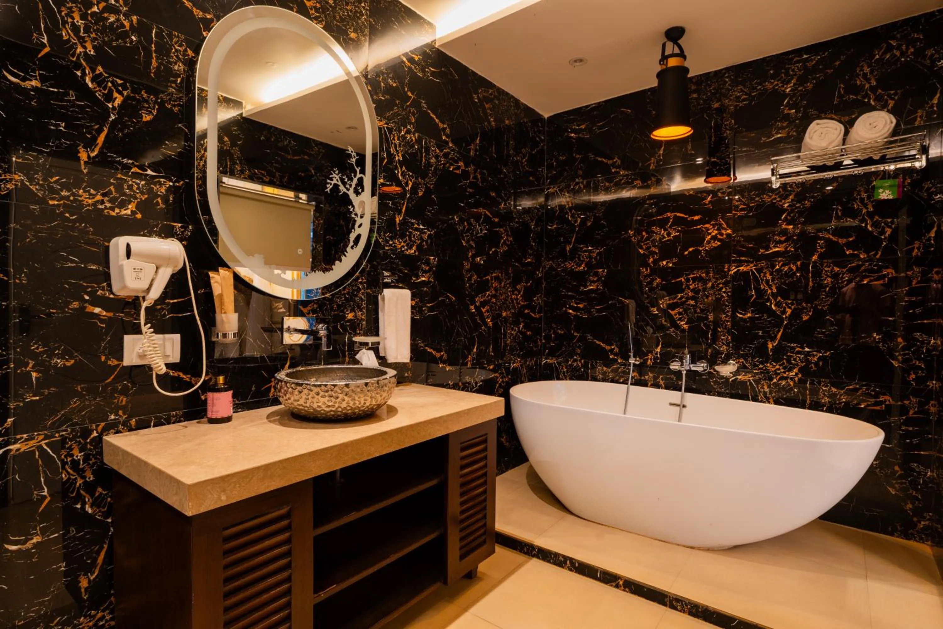 Bathroom in Emperor Ozran by Alaya Stays