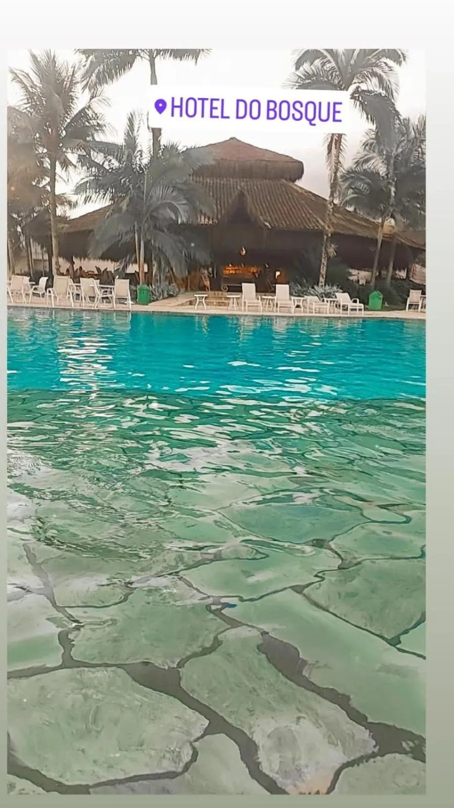 Pool view in Hotel do Bosque Eco Resort